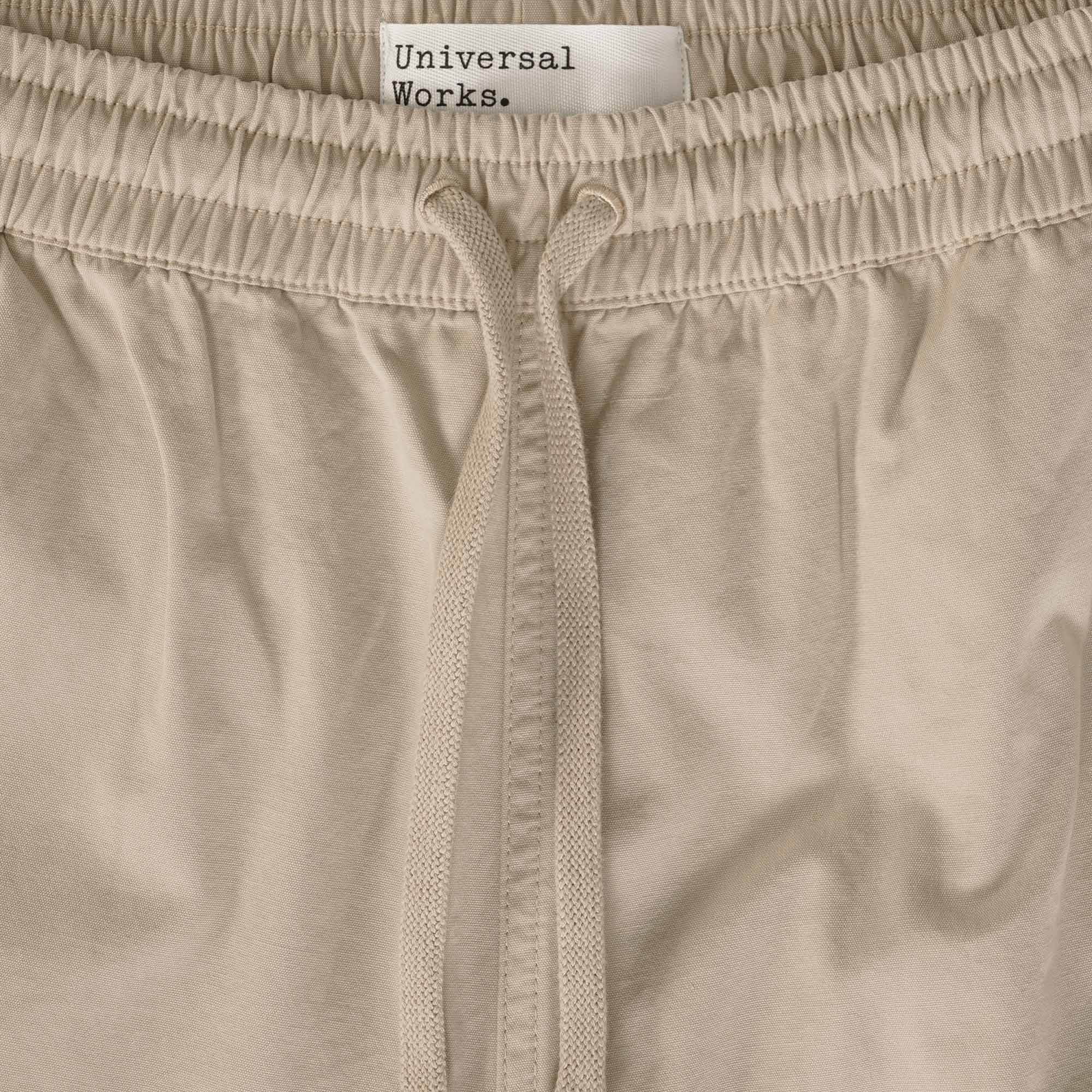 Universal Works Canvas Beach Shorts - Sand