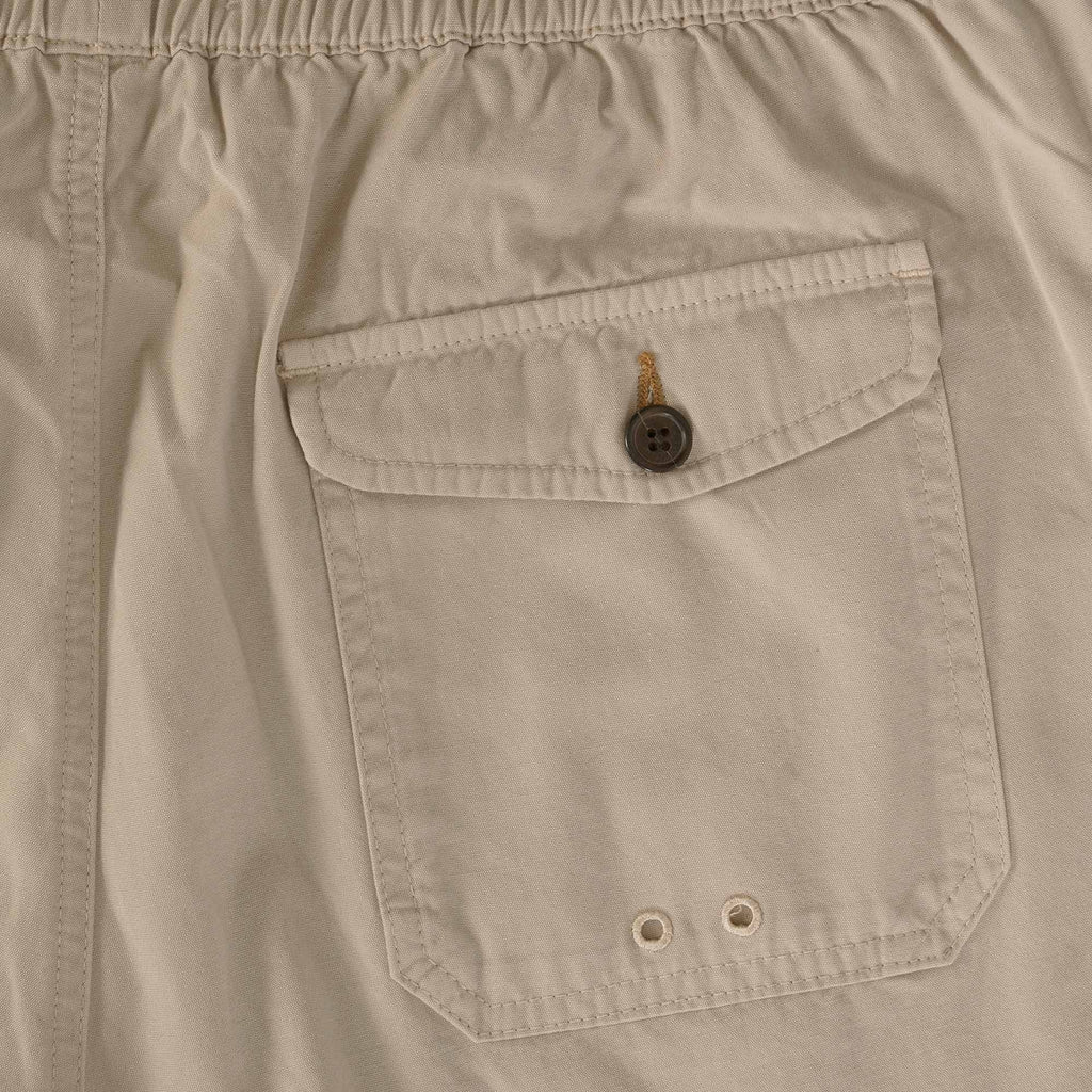 Universal Works Canvas Beach Shorts - Sand