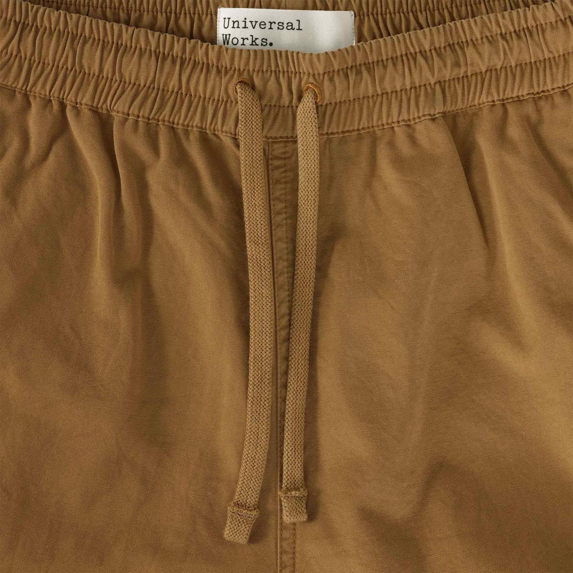Universal Works Canvas Beach Shorts - Cumin