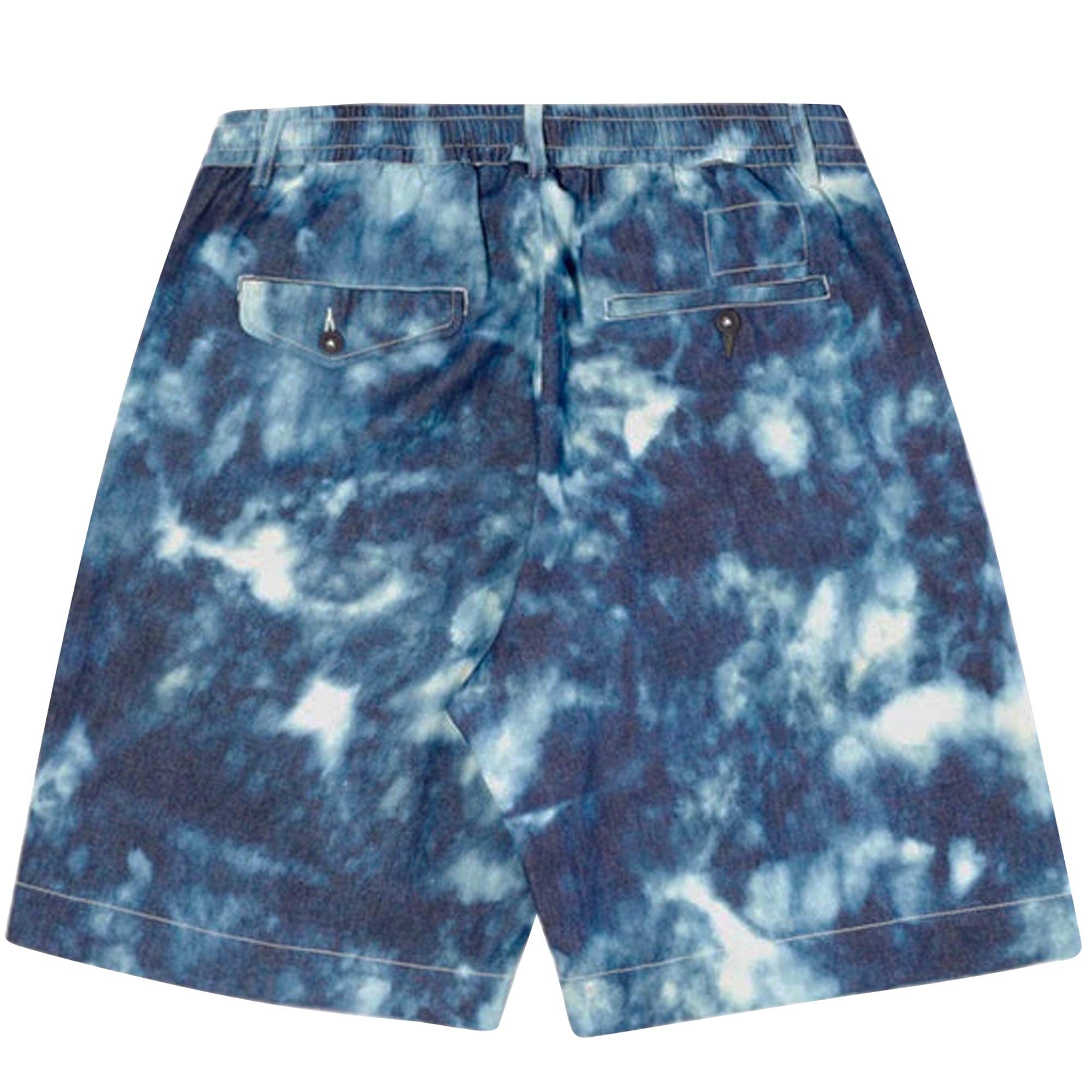 Universal Works Pleated Track Shorts - Indigo
