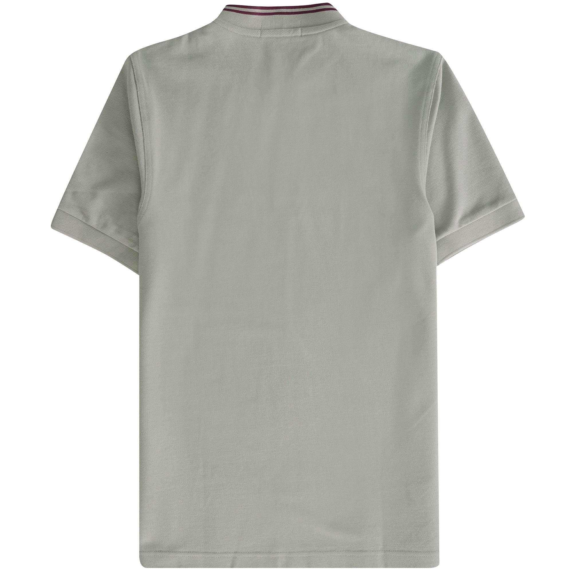 Fred Perry M4 Bomber Collar Polo Shirt - Limestone