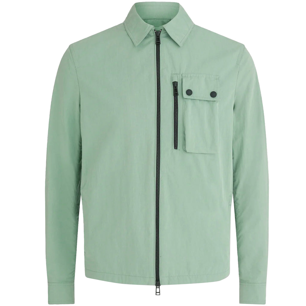Belstaff Rail Overshirt - Steel Green