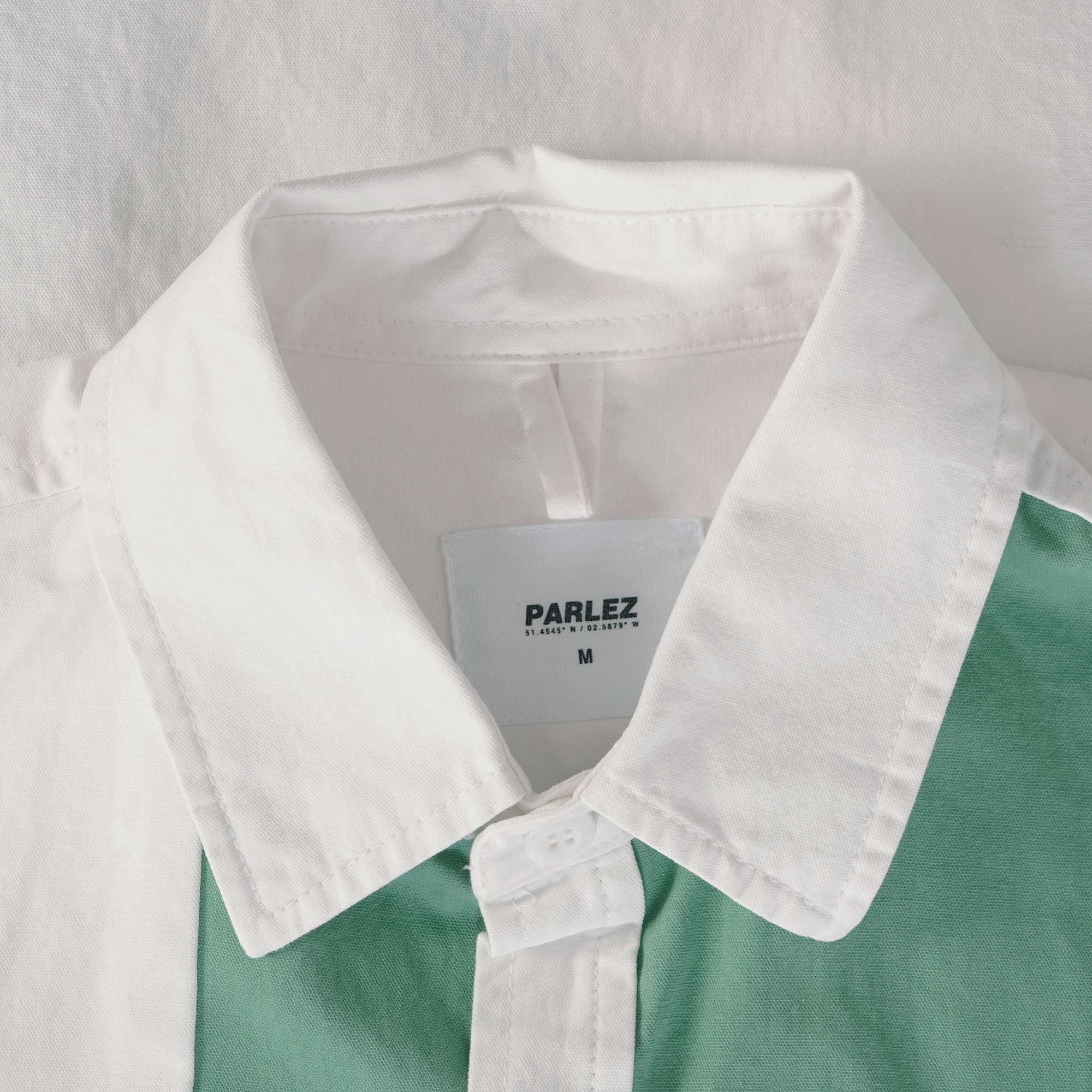 Parlez Solana Shirt - White/Aqua