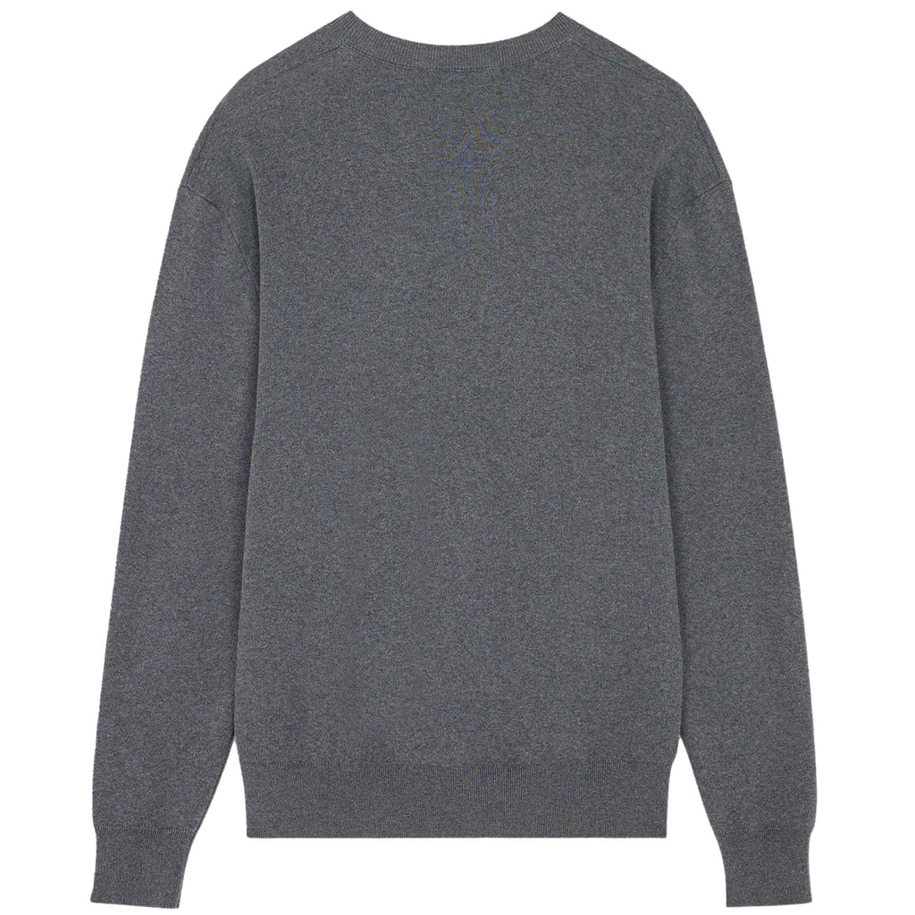 Mini Fox Head Intarsia Comfort Jumper - Dark Grey