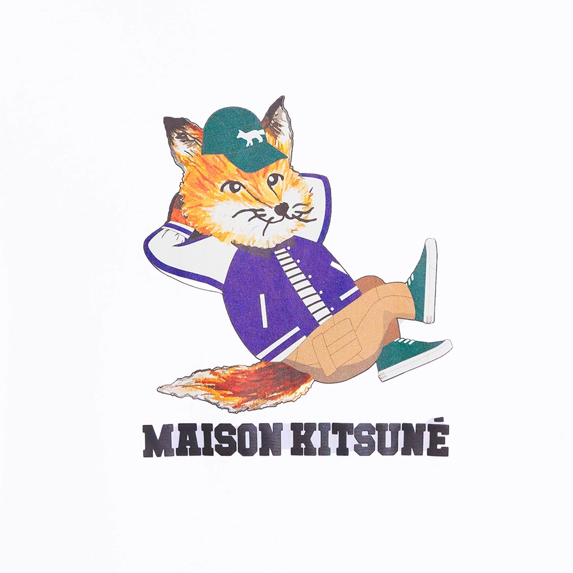 Maison Kitsune Dressed Fox Easy T-Shirt - White