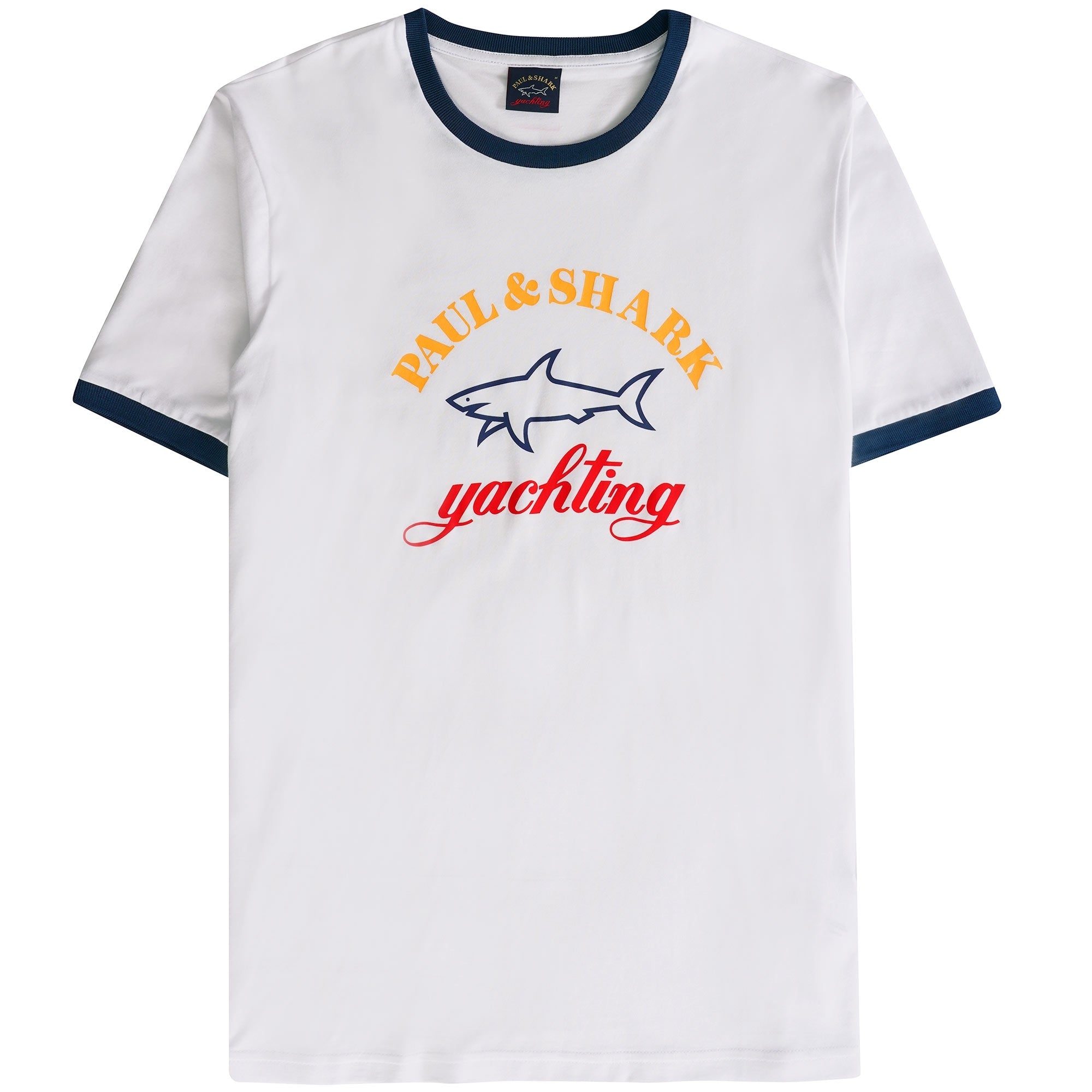 Paul and Shark Logo T-Shirt - White