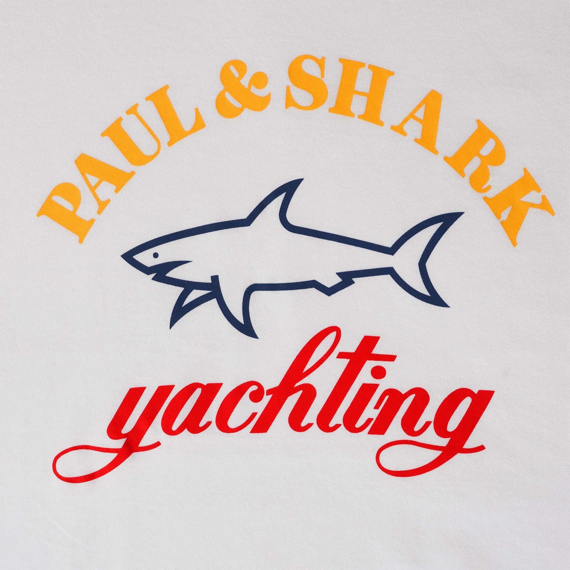 Paul and Shark Logo T-Shirt - White