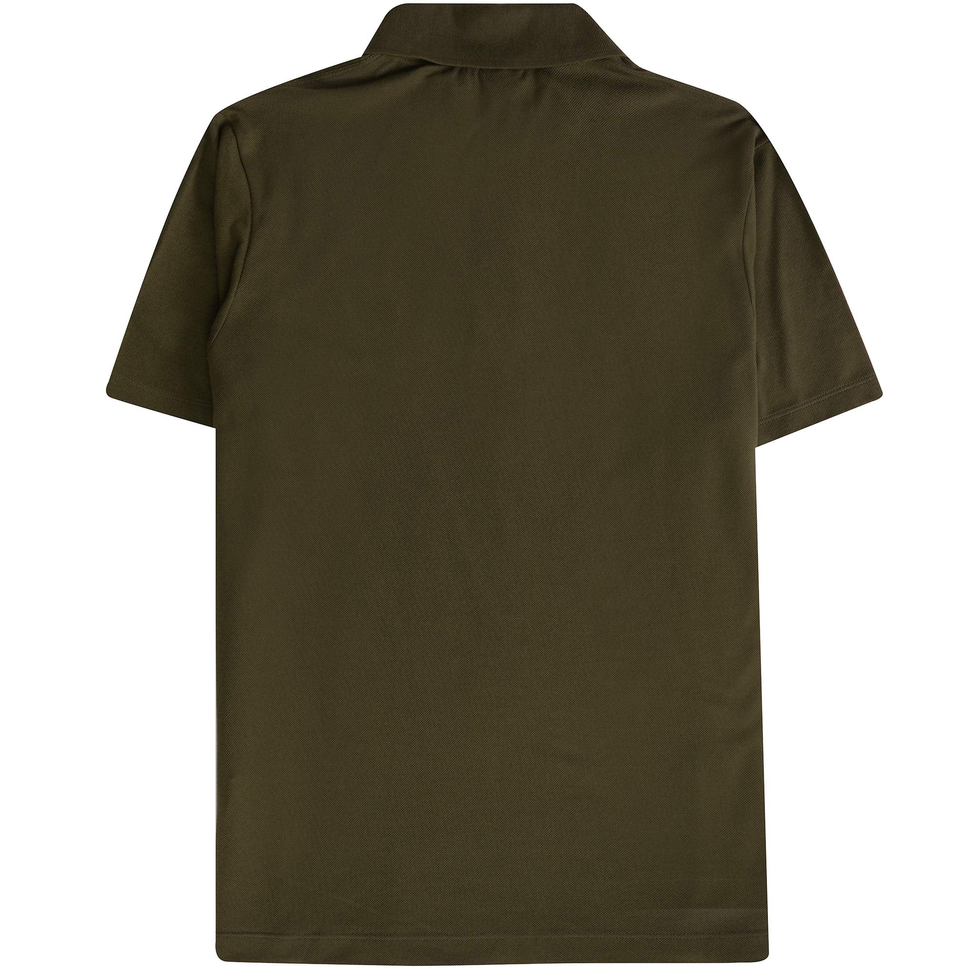 Paul and Shark Logo Polo Shirt - Khaki