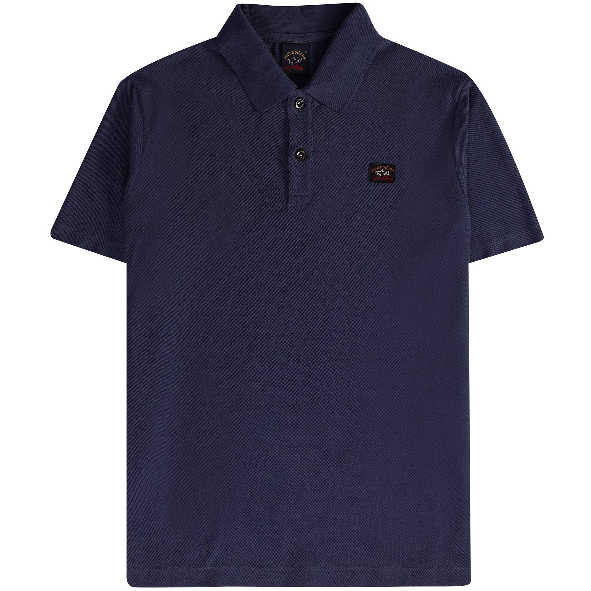 Paul and Shark Logo Polo Shirt - Navy