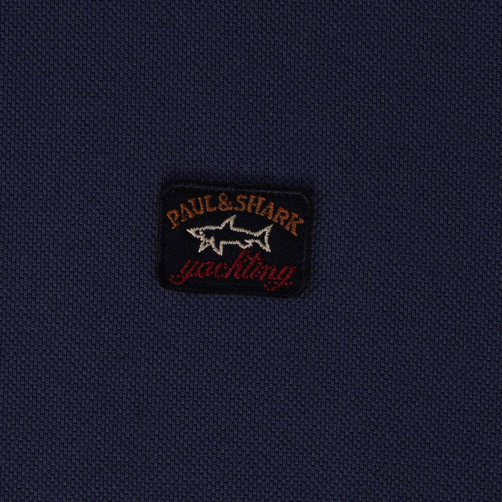 Paul and Shark Logo Polo Shirt - Navy