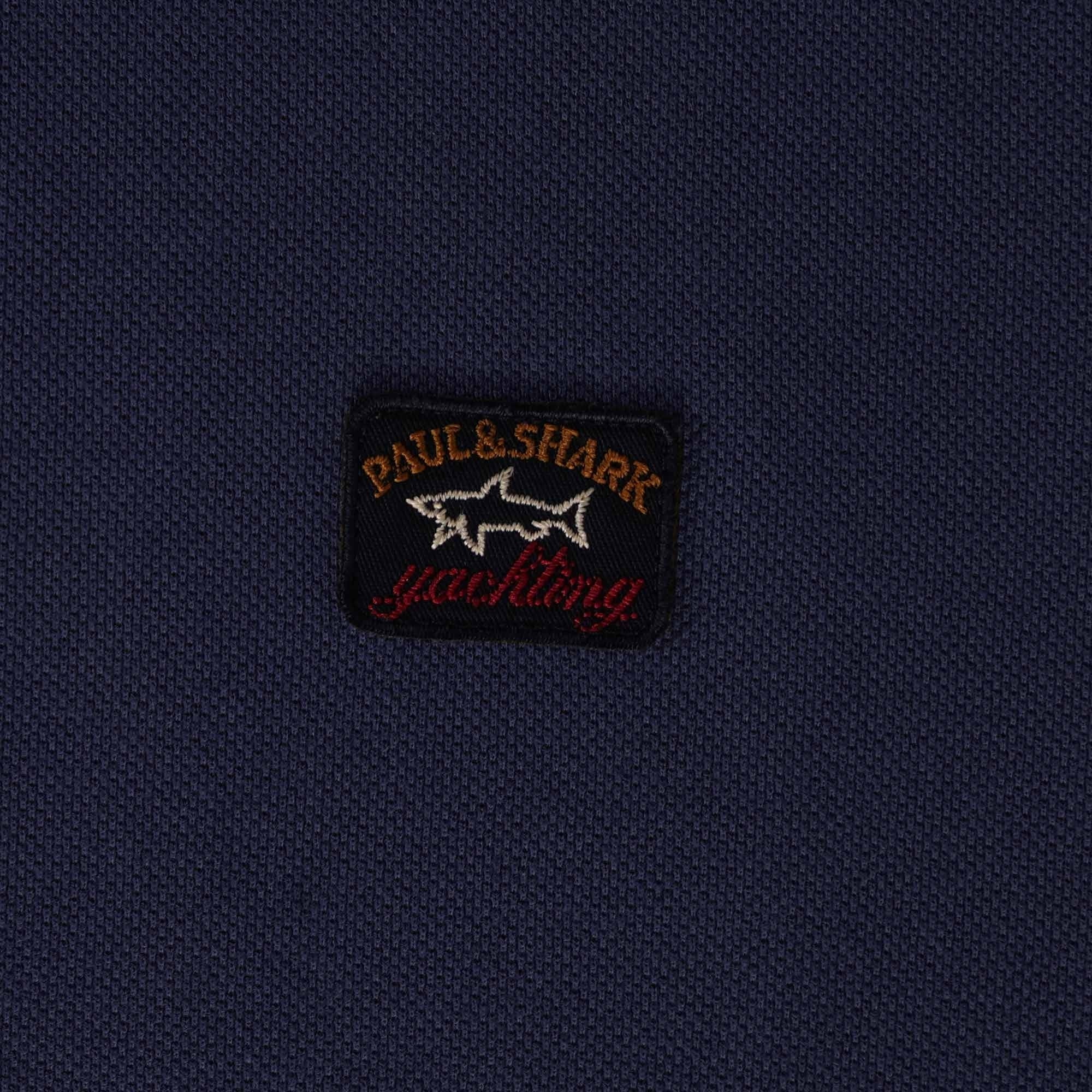 Paul and Shark Logo Polo Shirt - Navy