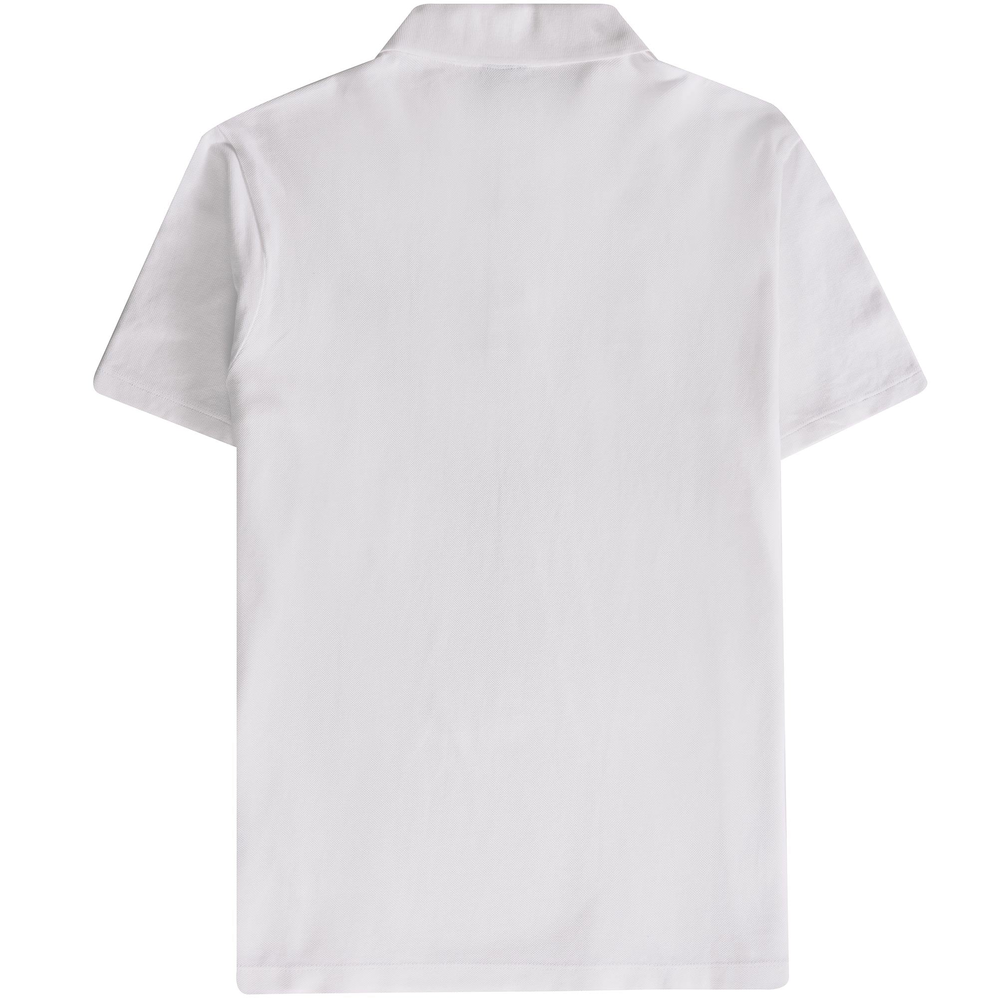 Paul and Shark Logo Polo Shirt - White