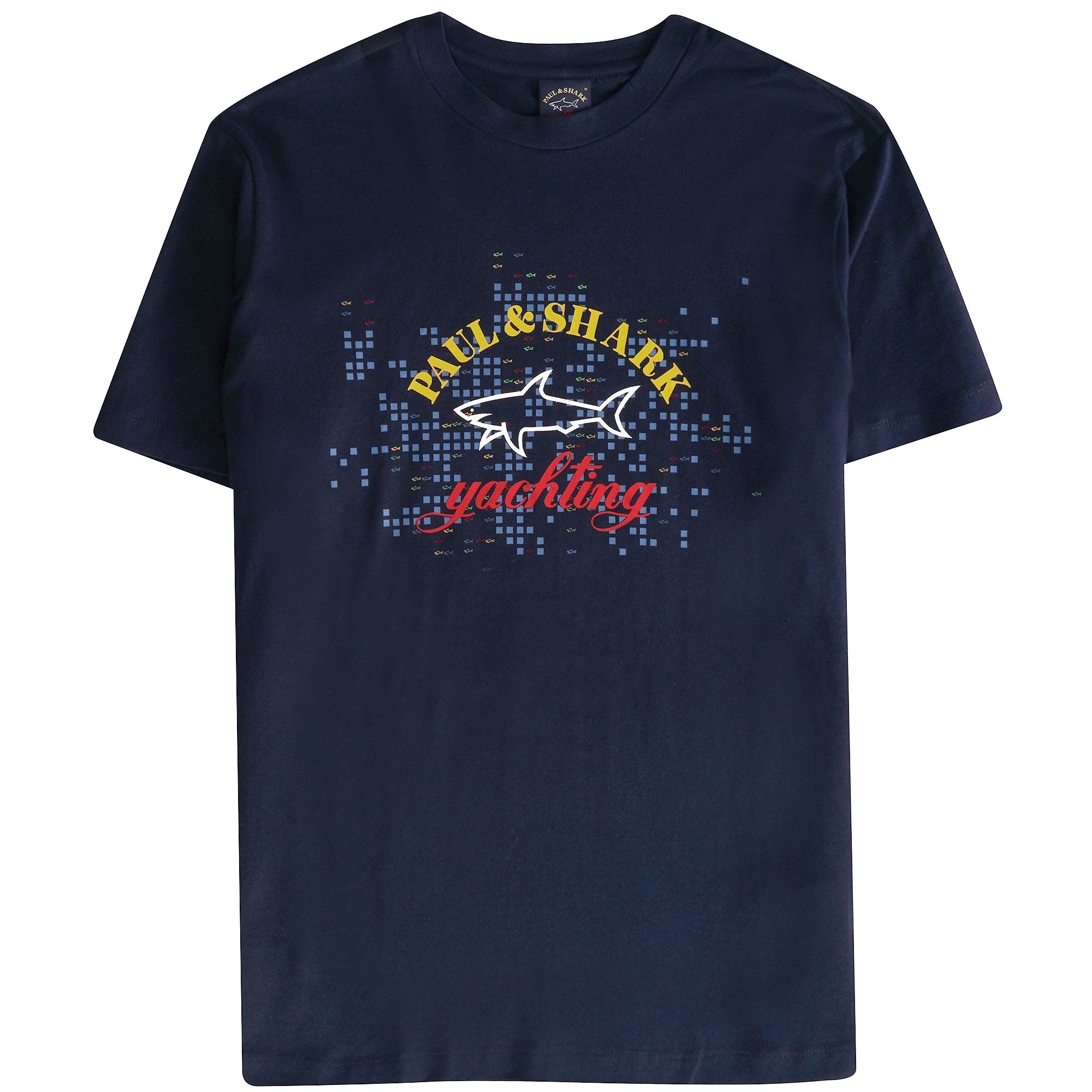 Paul and Shark Logo T-Shirt - Navy