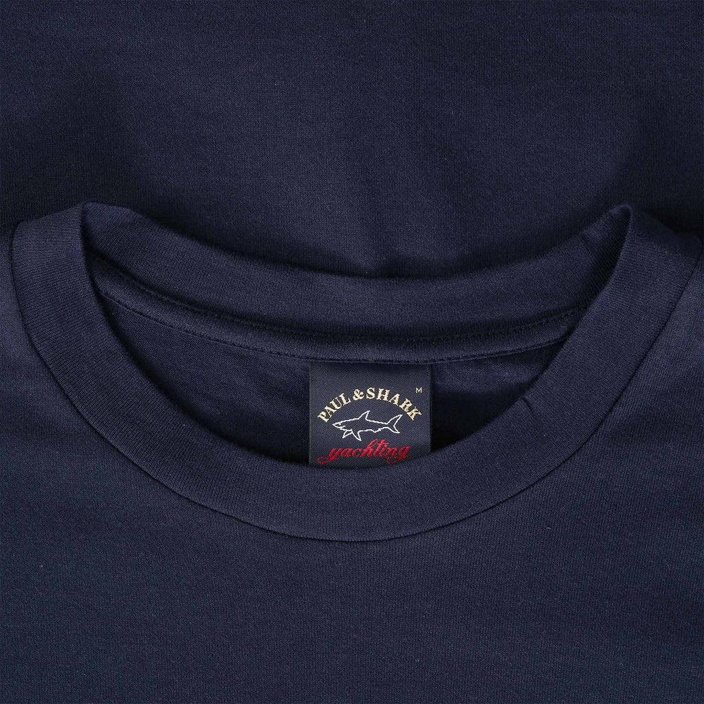 Paul and Shark Logo T-Shirt - Navy