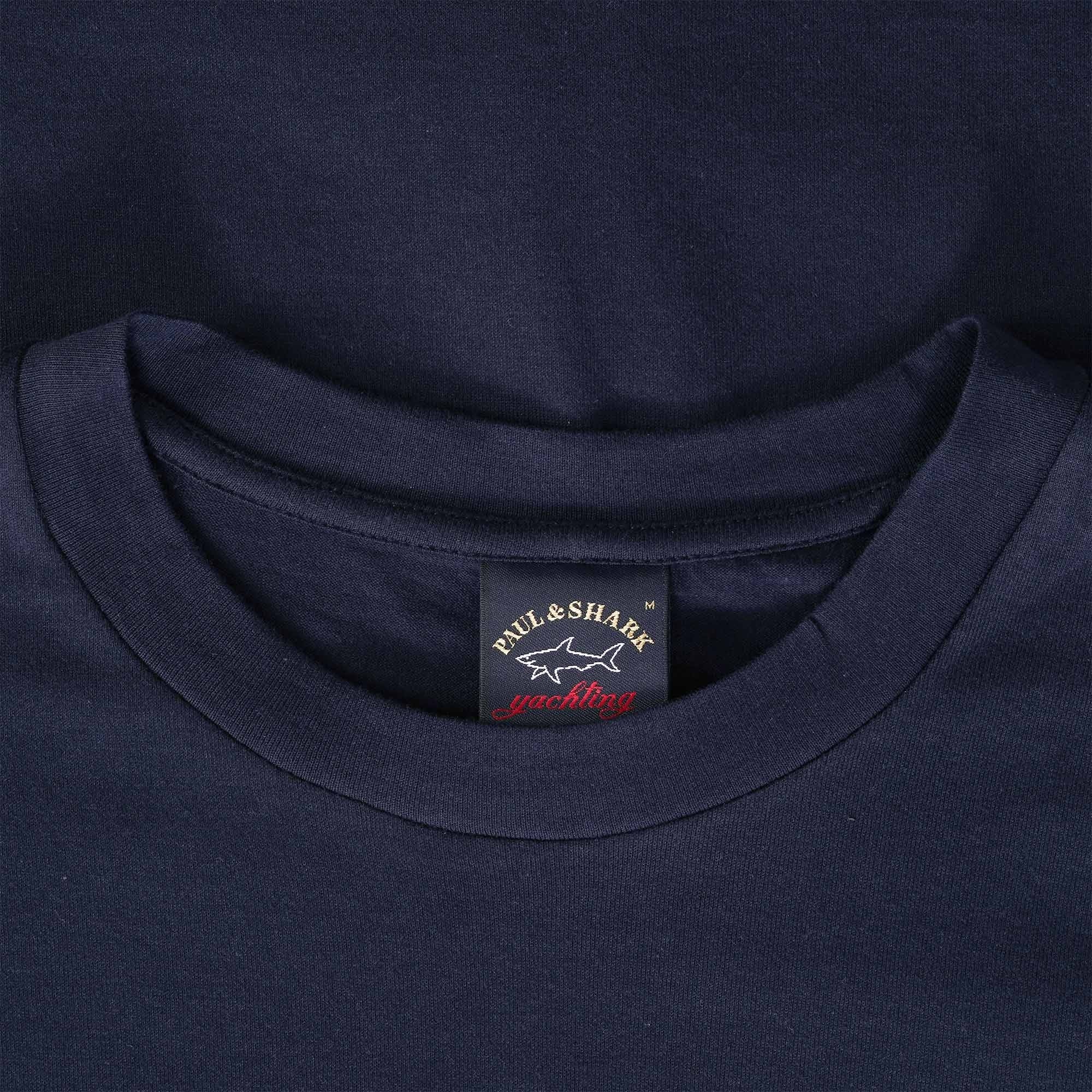 Paul and Shark Logo T-Shirt - Navy