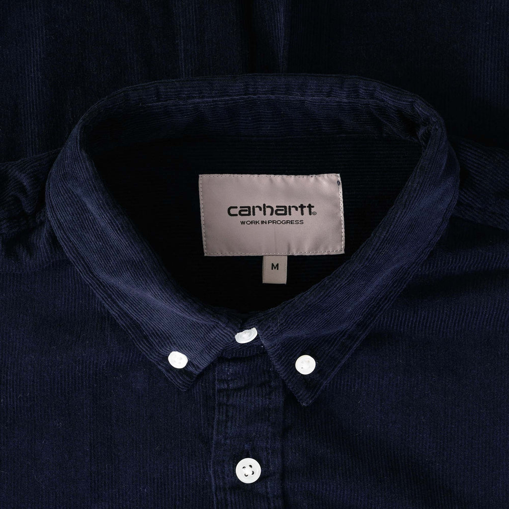 Carhartt WIP Madison Fine Cord Shirt - Dark Navy