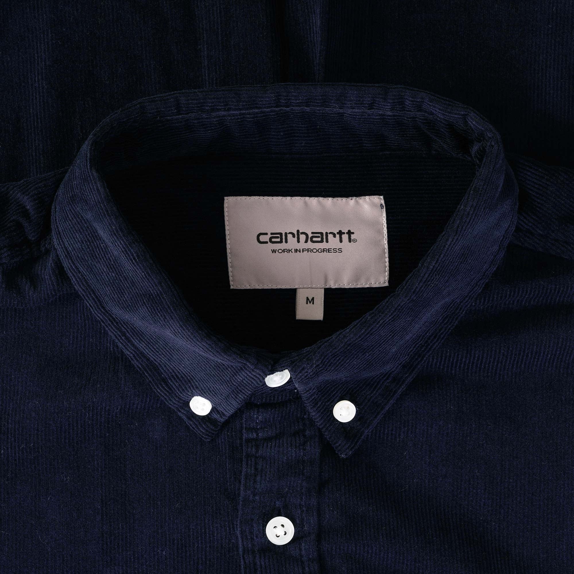 Carhartt WIP Madison Fine Cord Shirt - Dark Navy