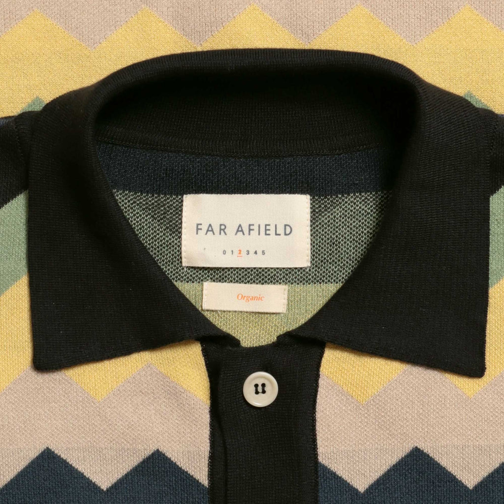 Far Afield Zigger Cardigan - Meteorite Black