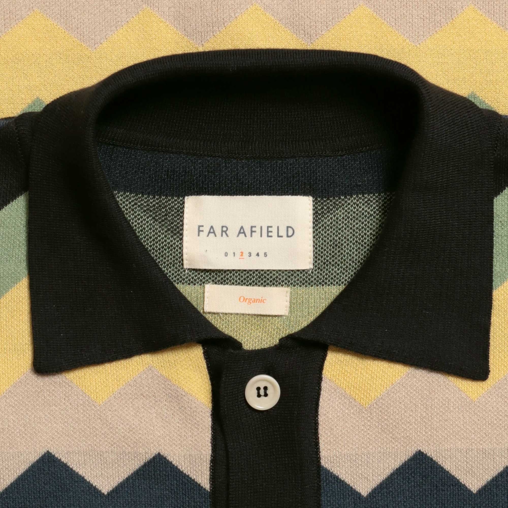 Far Afield Zigger Cardigan - Meteorite Black