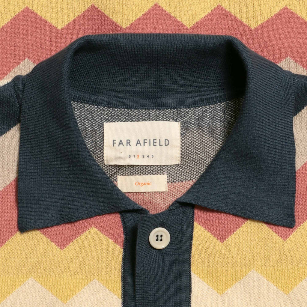 Far Afield Zigger Cardigan - Blue Night