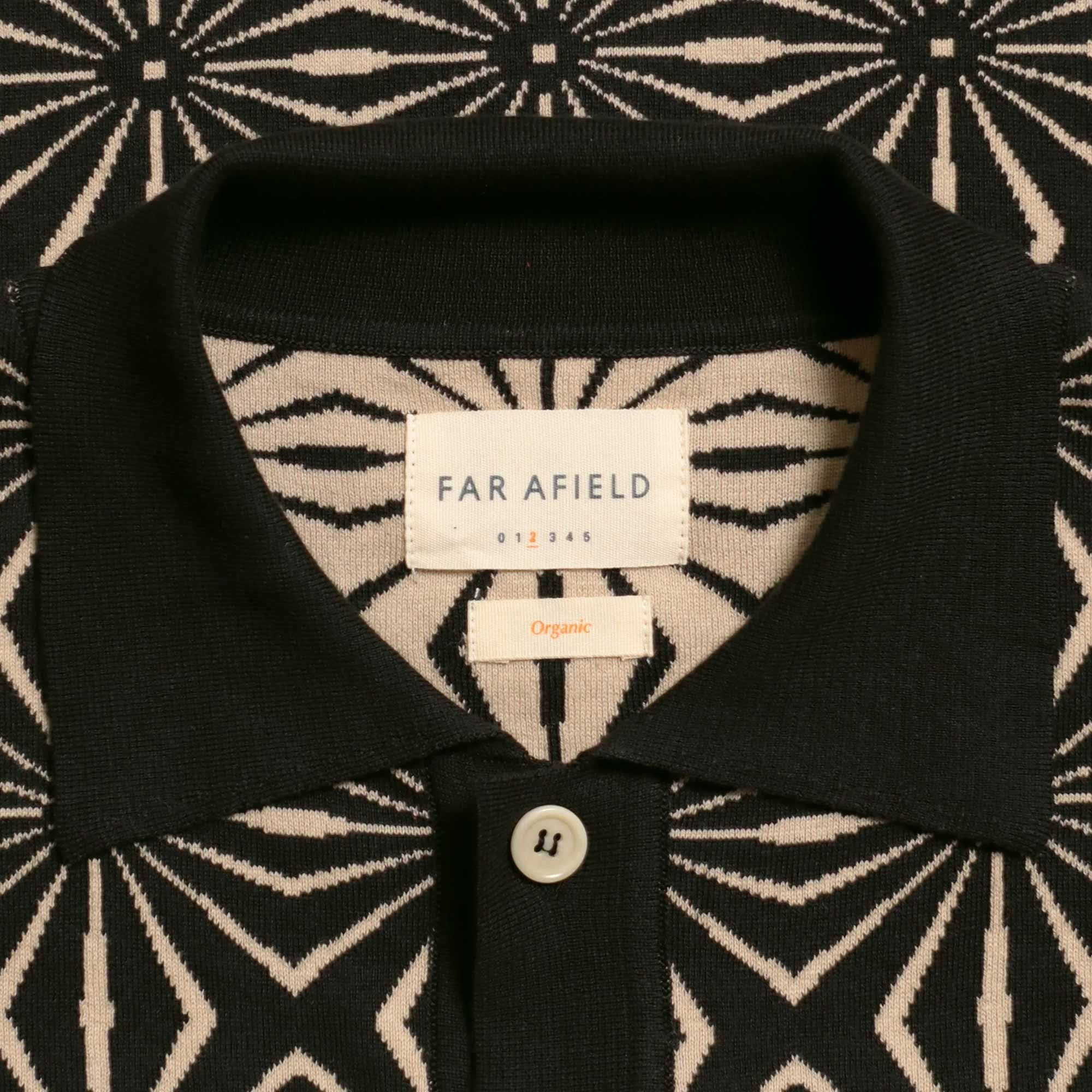 Far Afield Zigger Cardigan - Meteorite Black