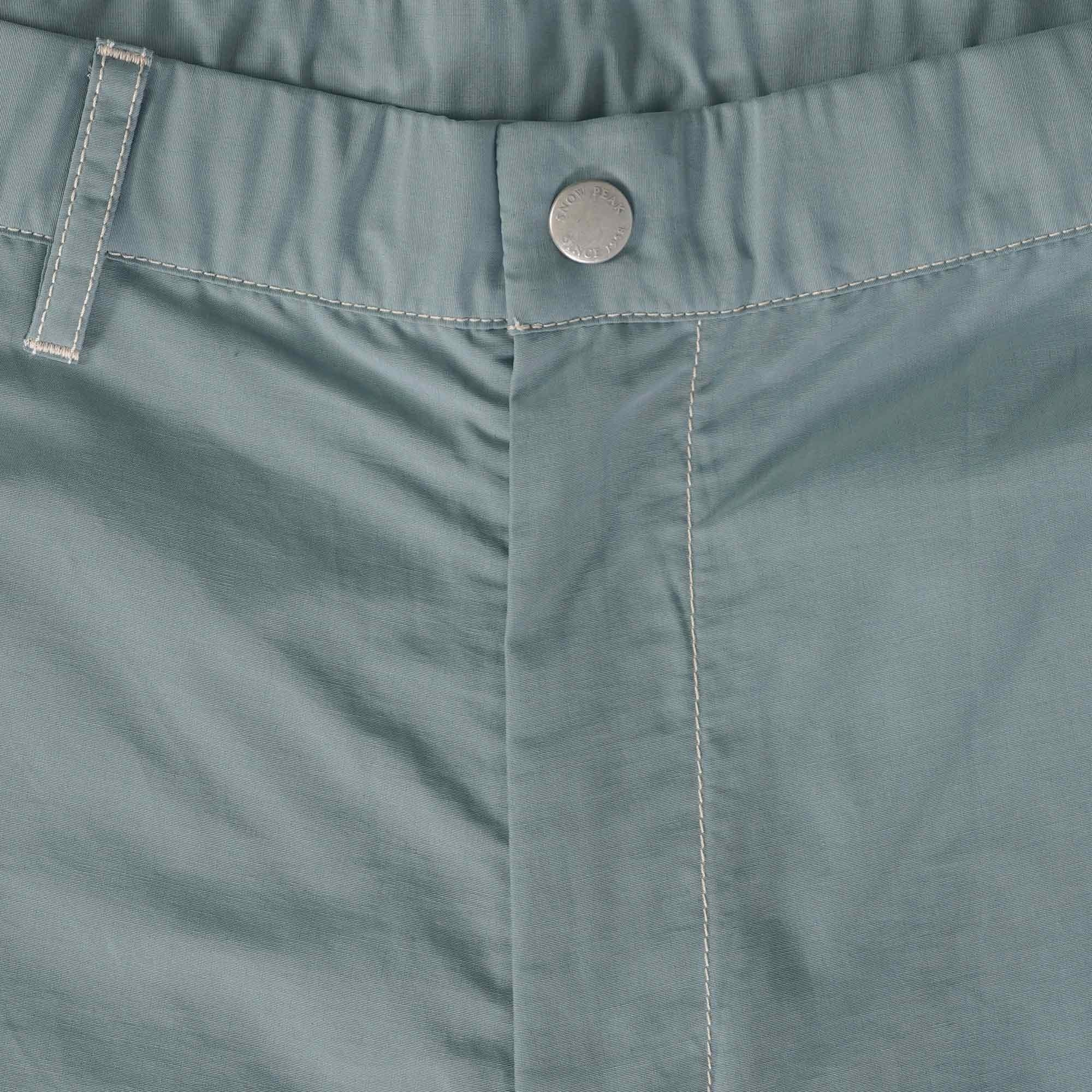 Snow Peak Light Mountain Cloth Shorts - Blue