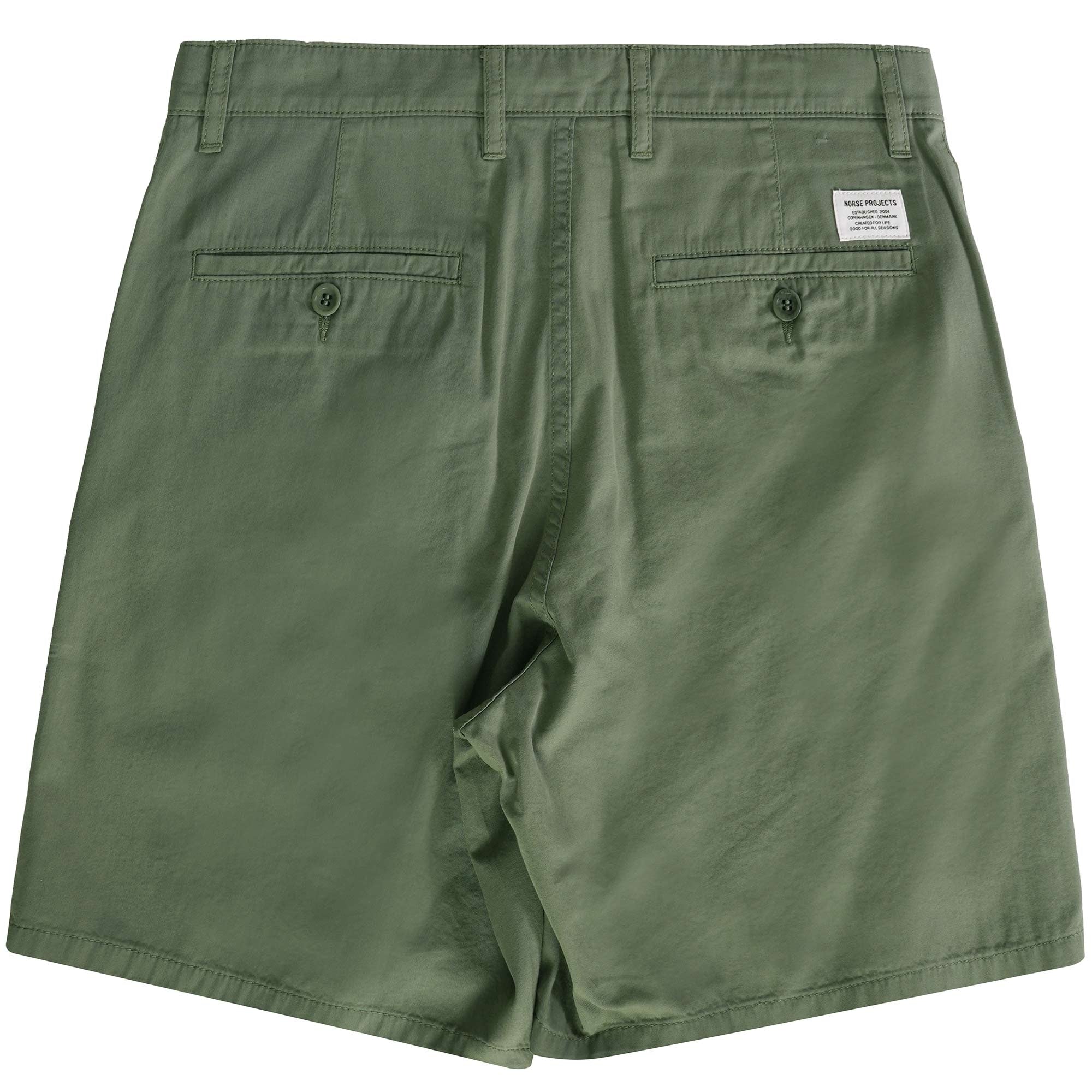 Norse Projects Aros Regular Light Shorts - Sage