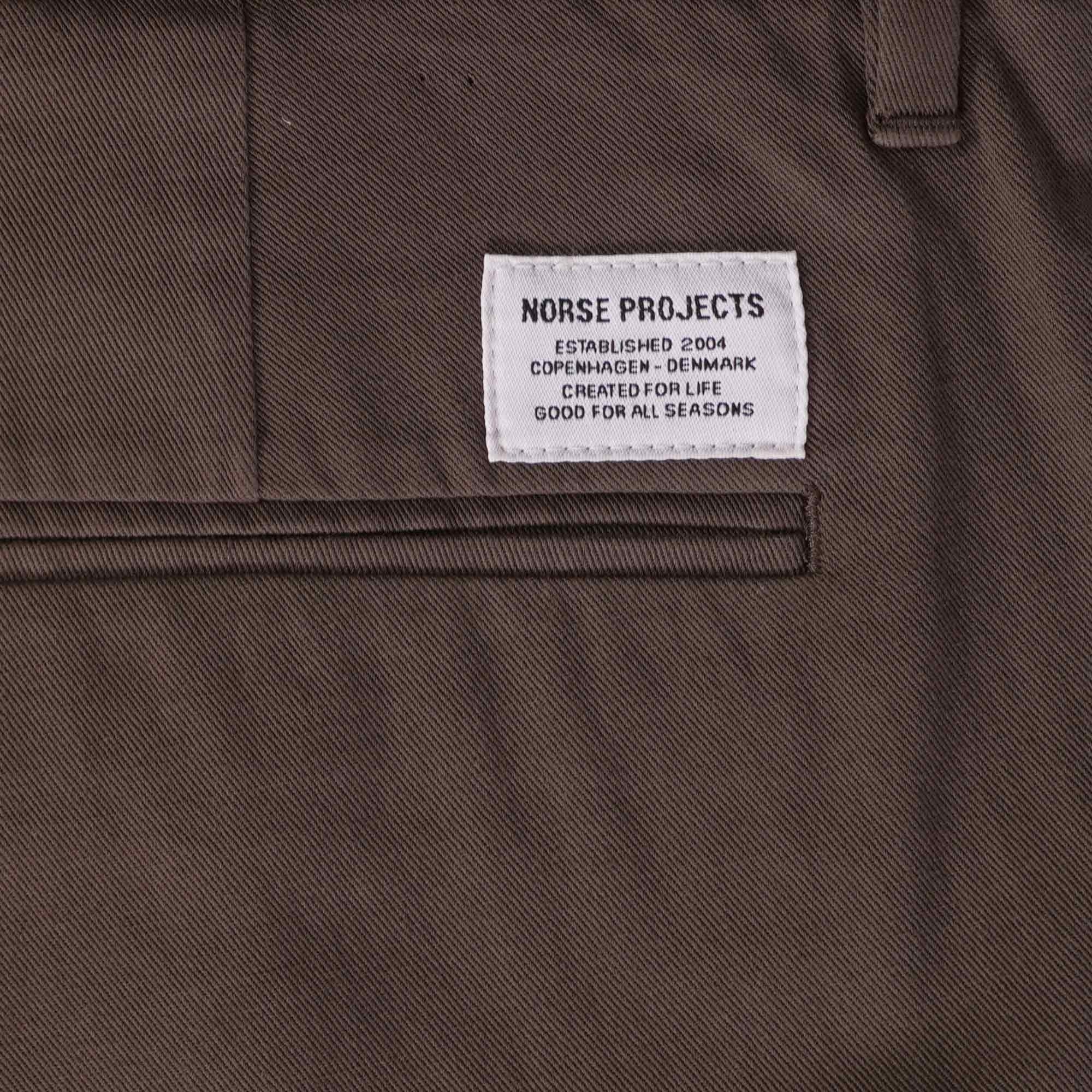 Norse Projects Aros Regular Light Stretch Trousers - Brown