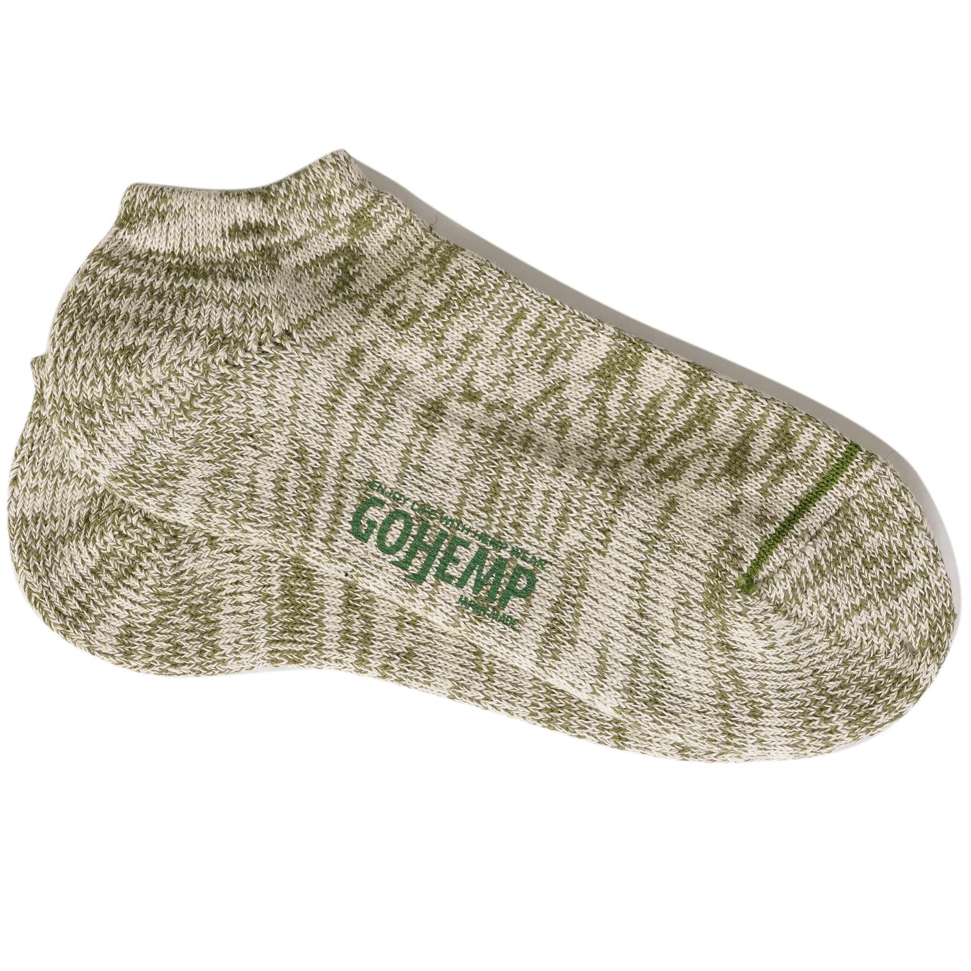 Anonymous Ism Go Hemp OC Pile Ankle Socks - Khaki