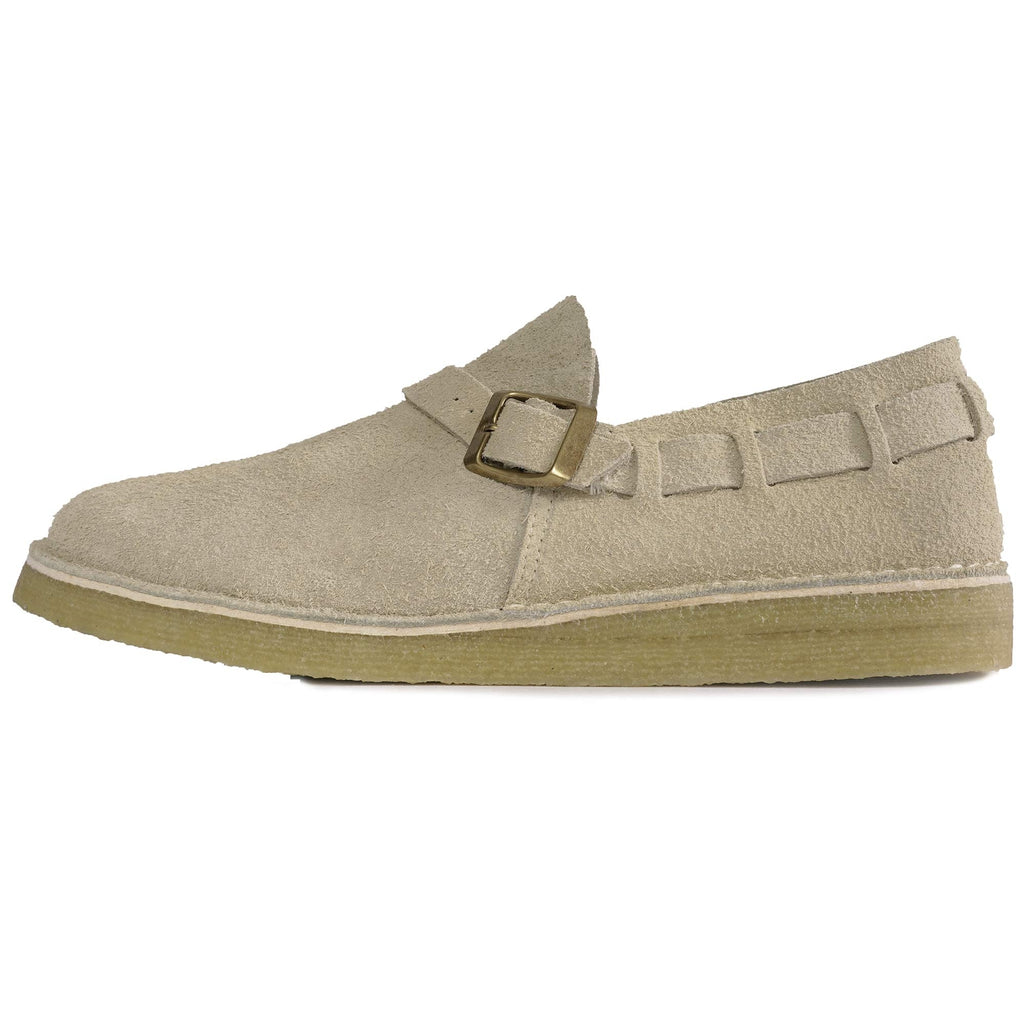 Yogi Corso Suede Buckle Monk Shoes - Sand Brown