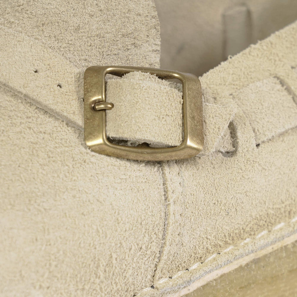 Yogi Corso Suede Buckle Monk Shoes - Sand Brown