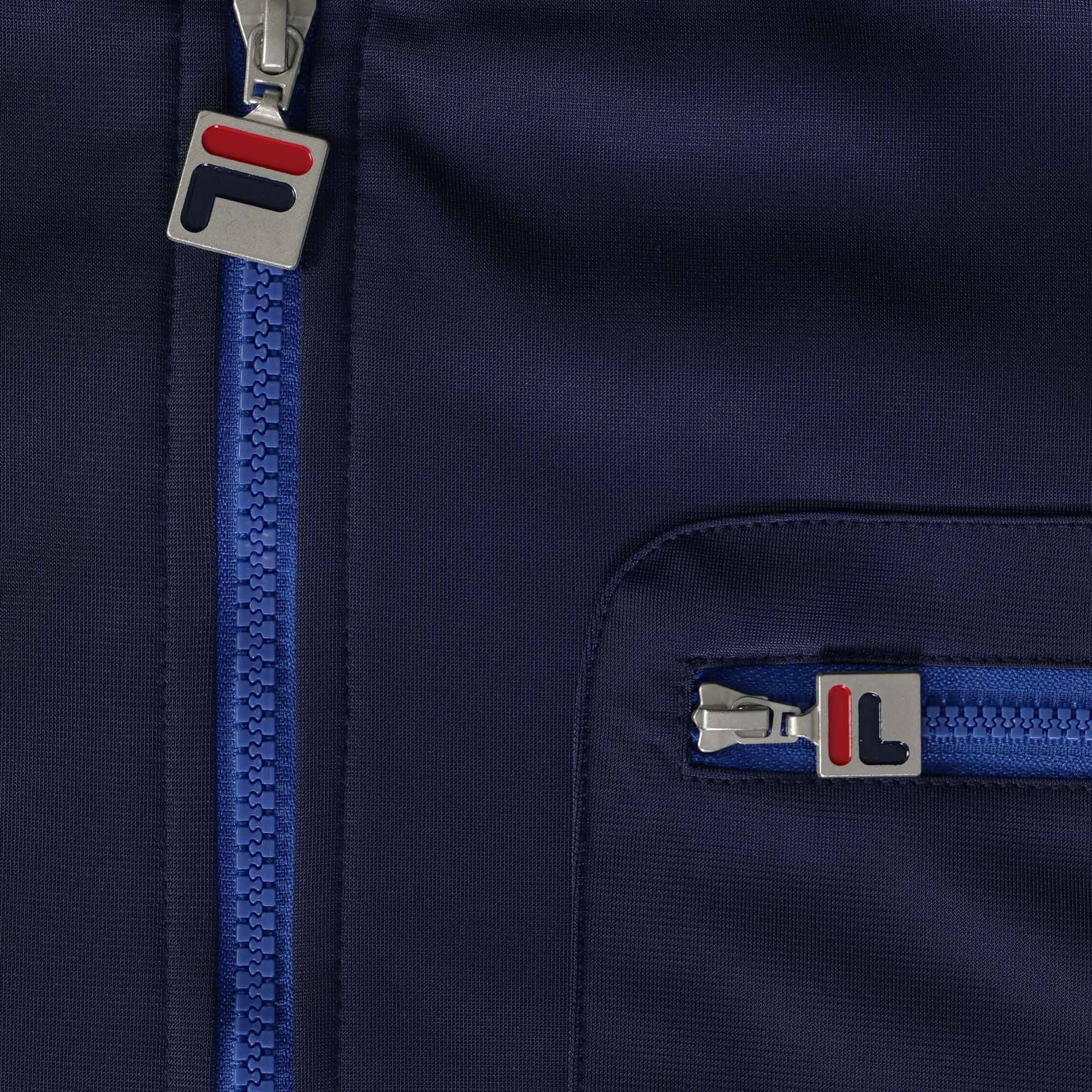 Fila Vintage Vann Striped Track Jacket - Navy
