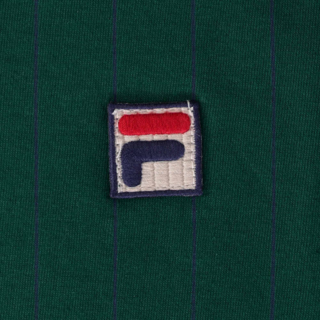 Fila Vintage BB1 Classic Vintage Striped Polo Shirt - Botanical Green