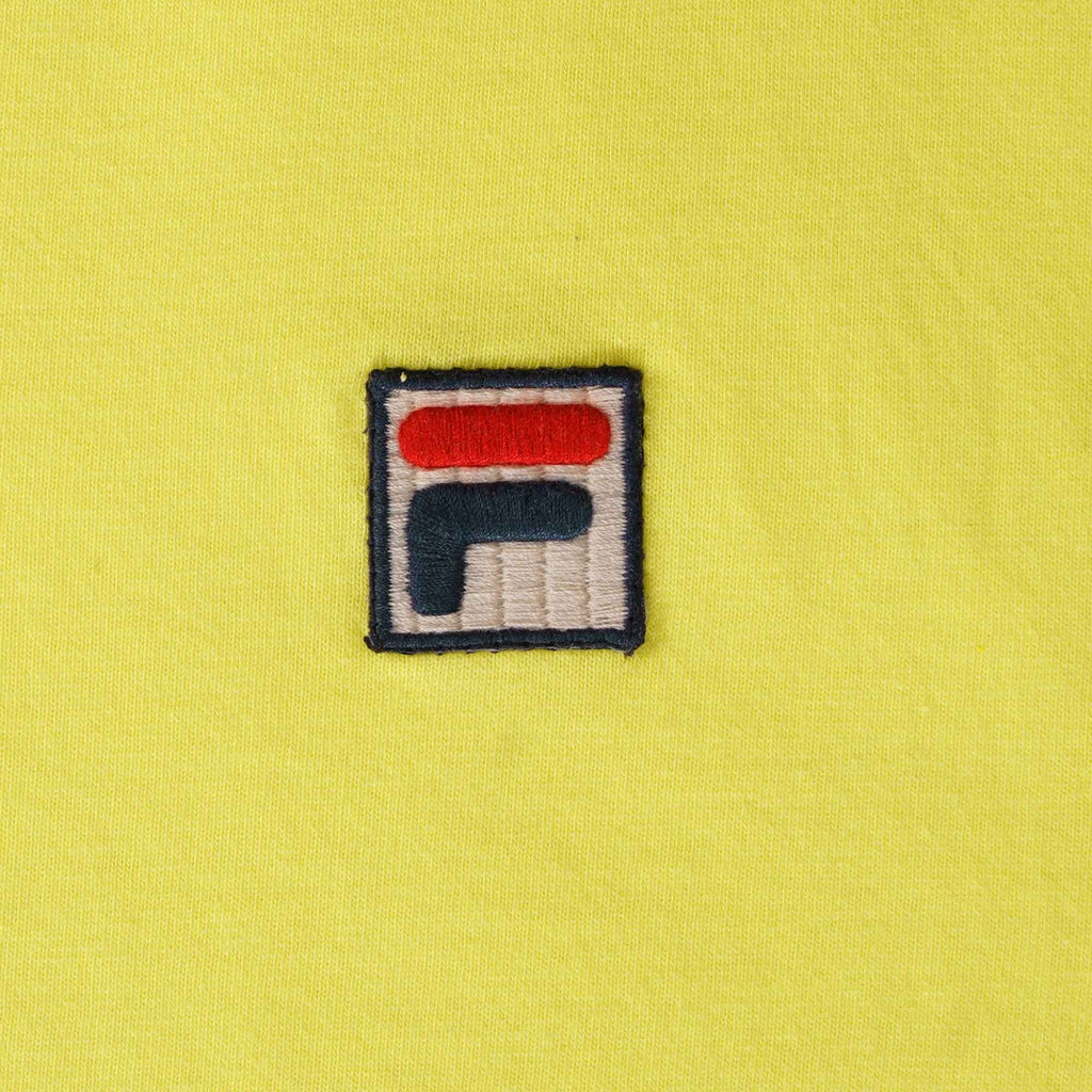 Fila Vintage Marconi Essential Ringer T-Shirt - Limelight