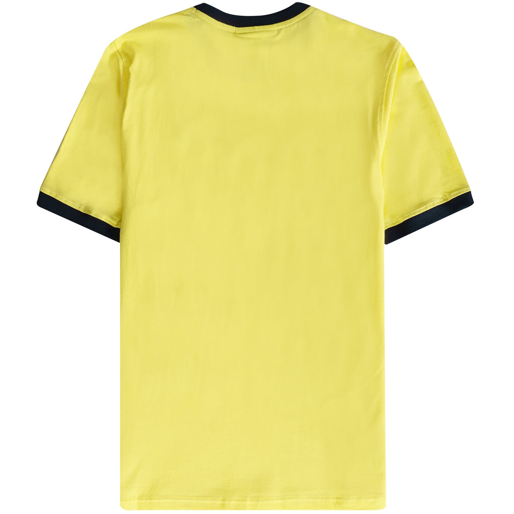 Fila Vintage Marconi Essential Ringer T-Shirt - Limelight