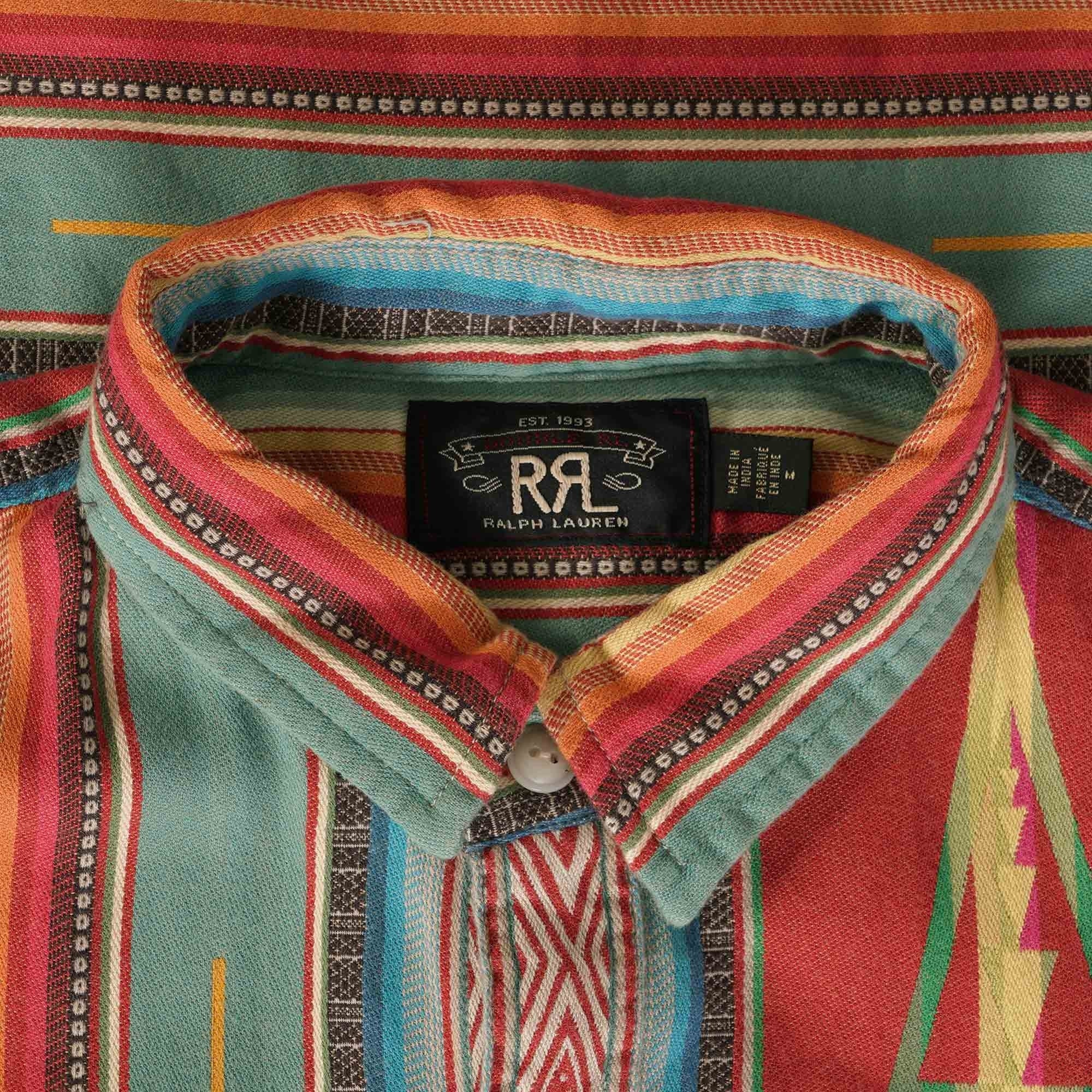 RRL by Ralph Lauren Jacquard Workshirt - Red Multi