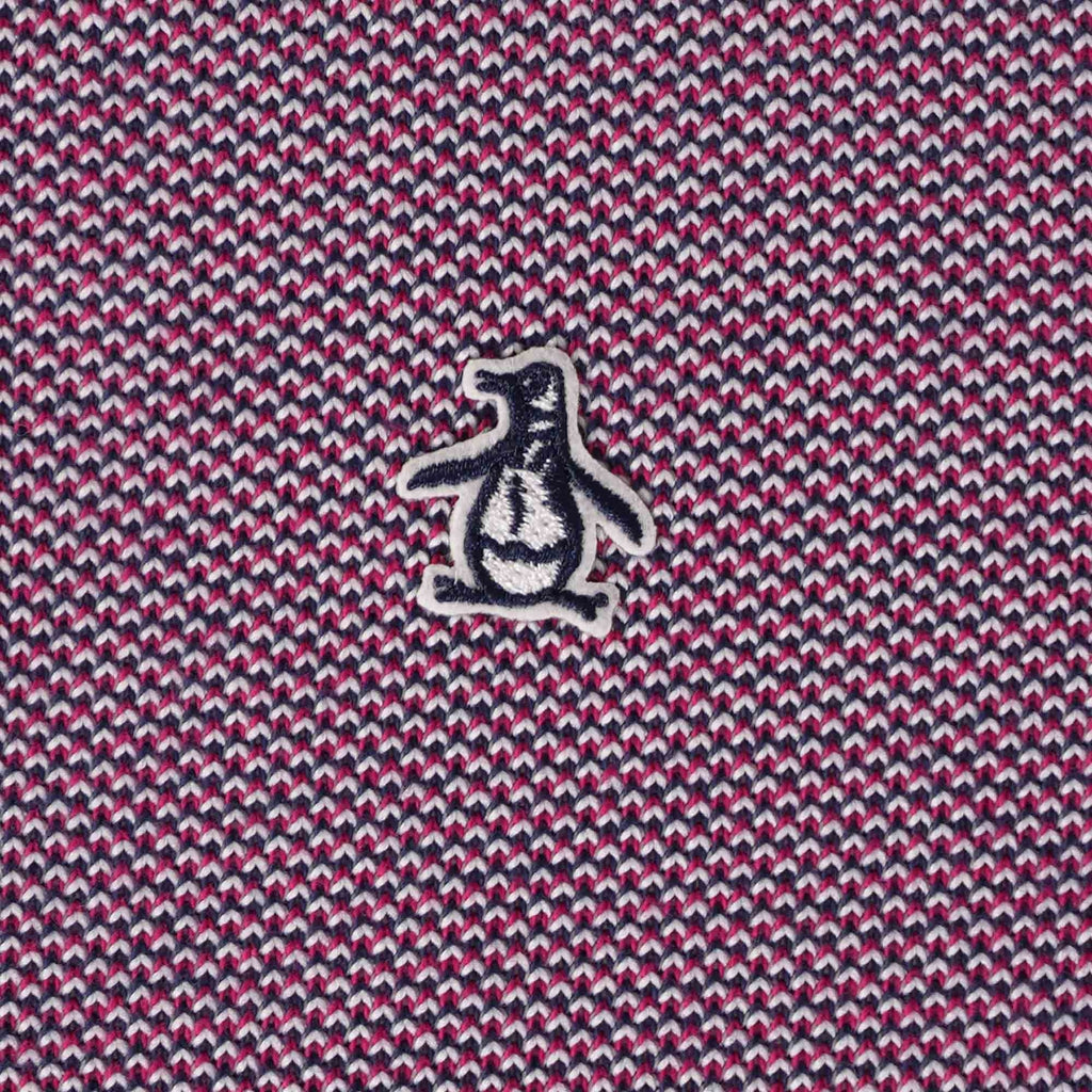 Original Penguin Birdseye Organic Cotton Pique Polo Shirt - Sangria