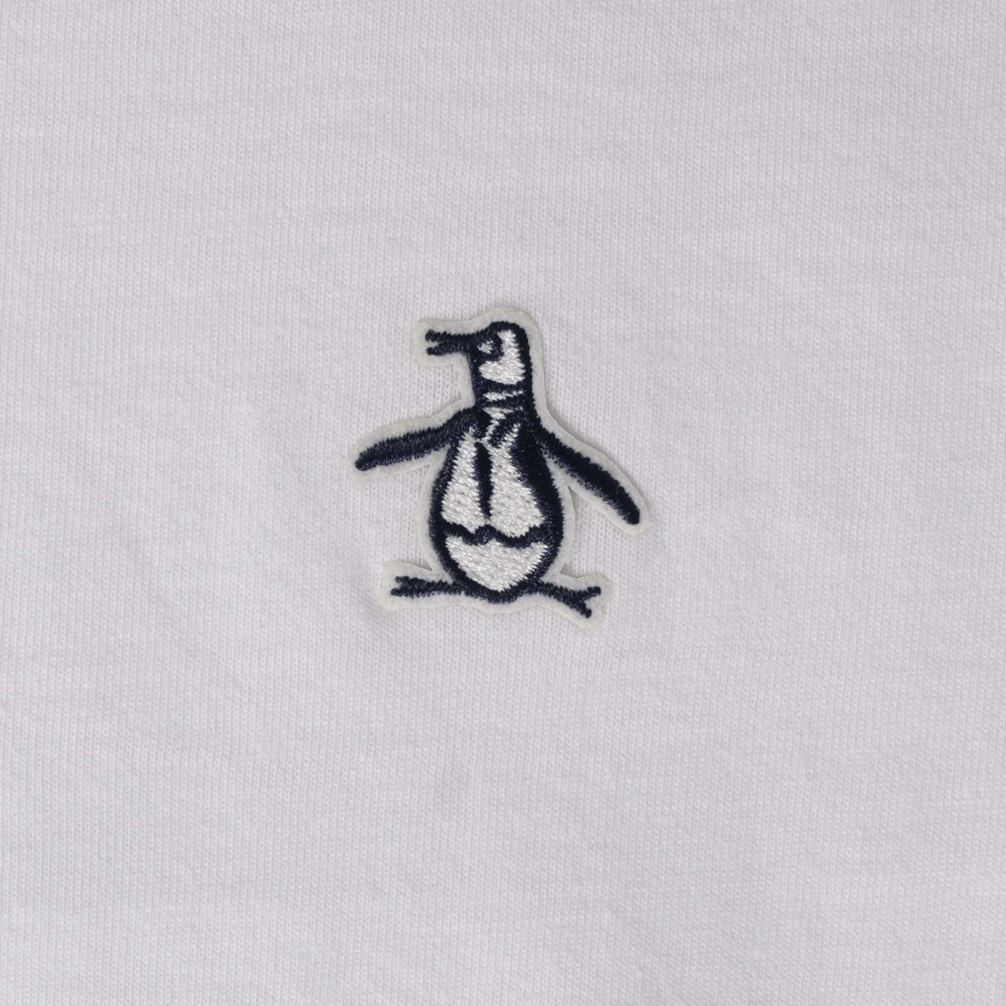 Original Penguin Sticker Pete Tipped Ringer Organic Cotton T-Shirt - Dark Sapphire