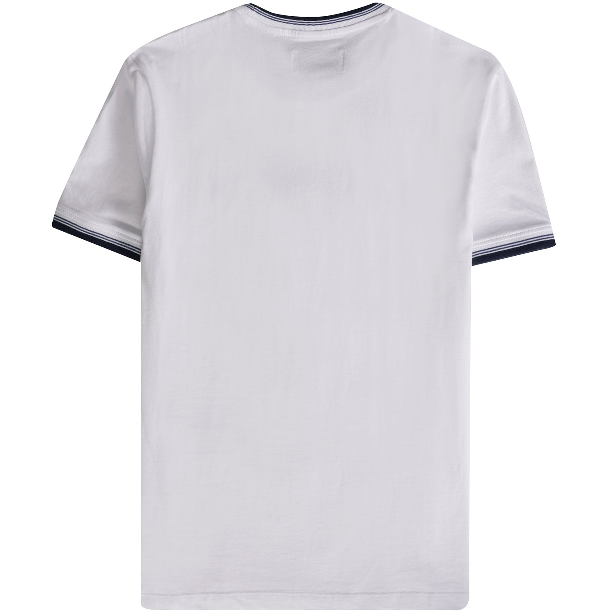 Original Penguin Sticker Pete Tipped Ringer Organic Cotton T-Shirt - Dark Sapphire