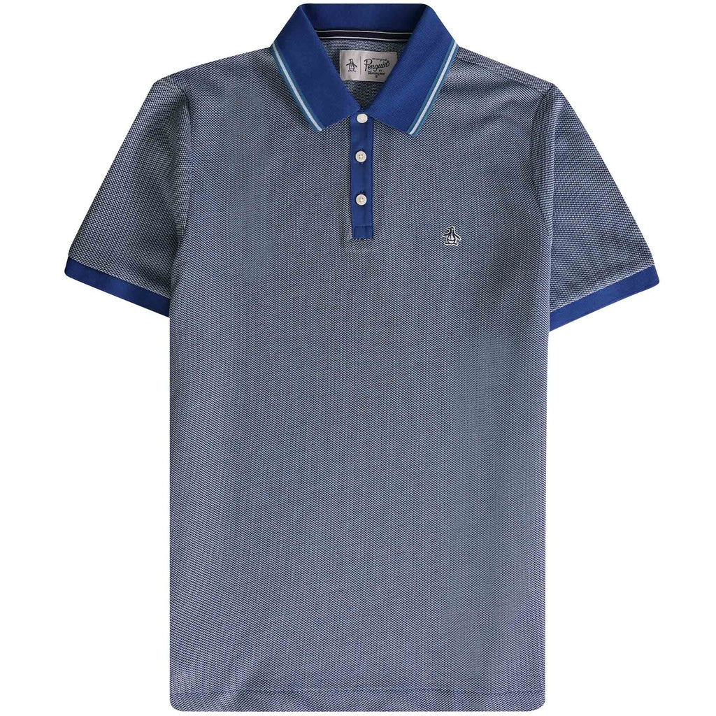 Original Penguin Birdseye Organic Cotton Pique Polo Shirt - Limoges