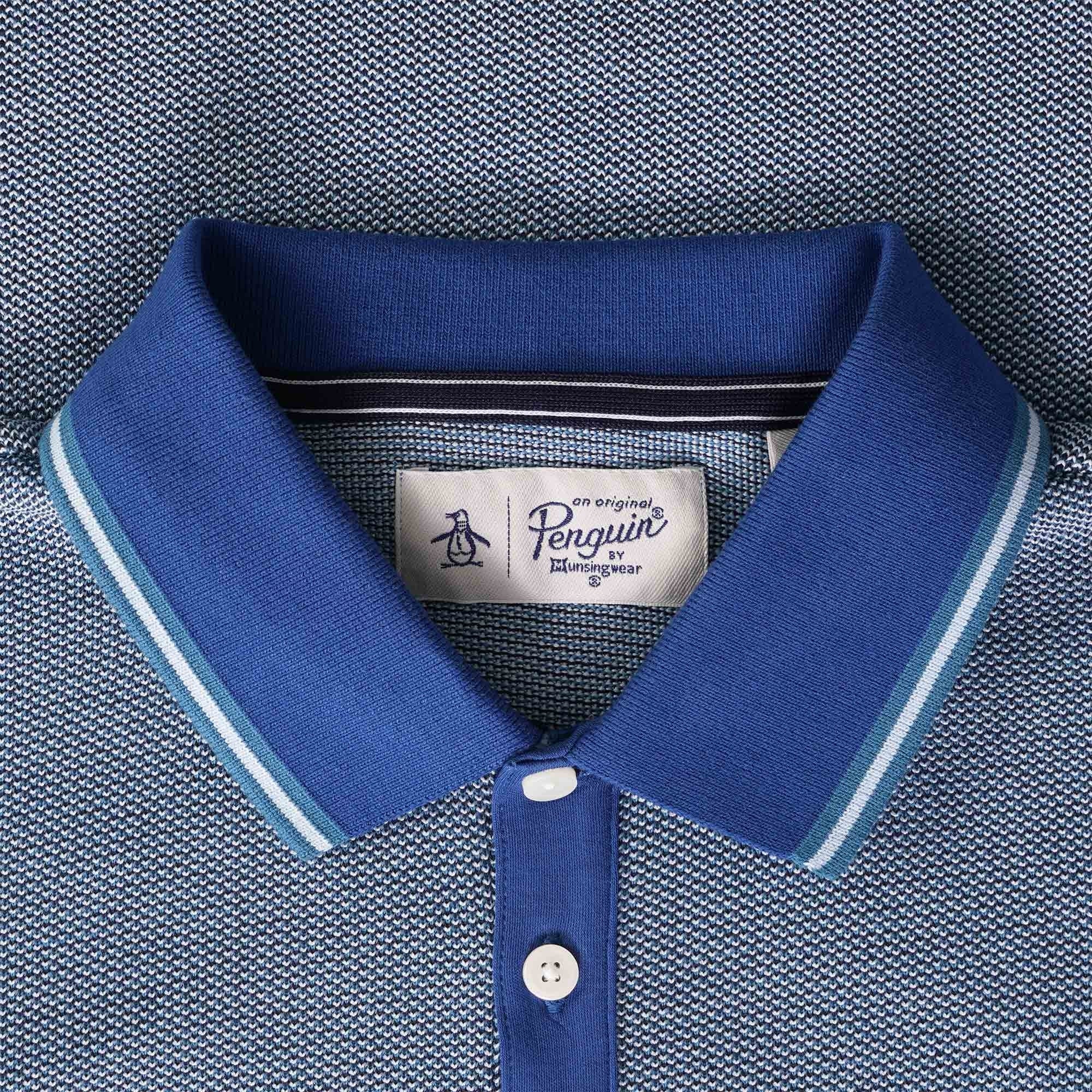 Original Penguin Birdseye Organic Cotton Pique Polo Shirt - Limoges