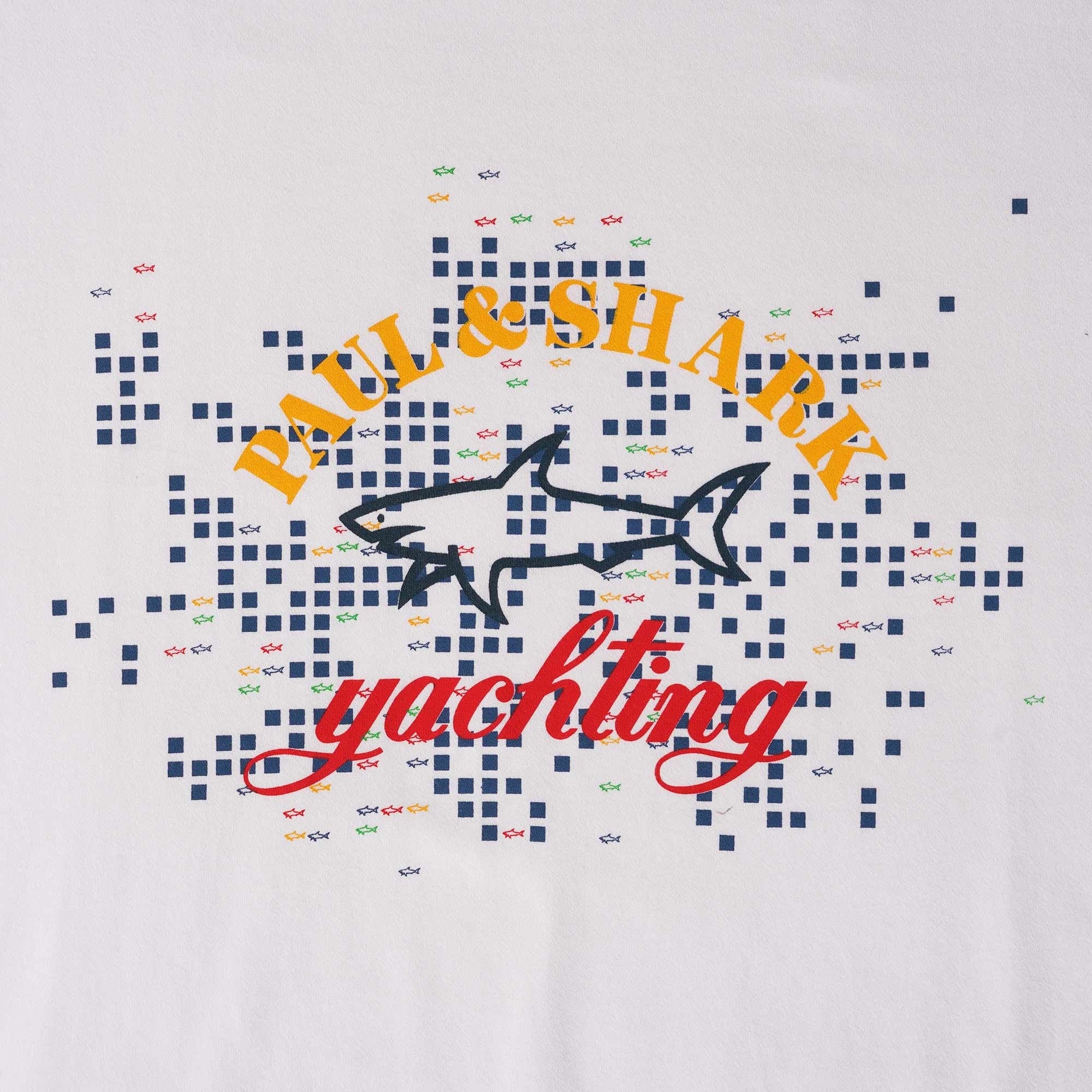 Paul and Shark Logo T-Shirt - White