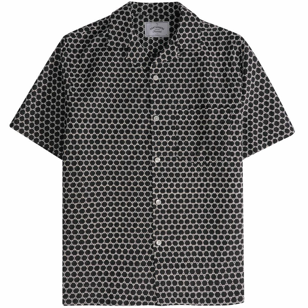 Portuguese Flannel Folc Shirt - Black