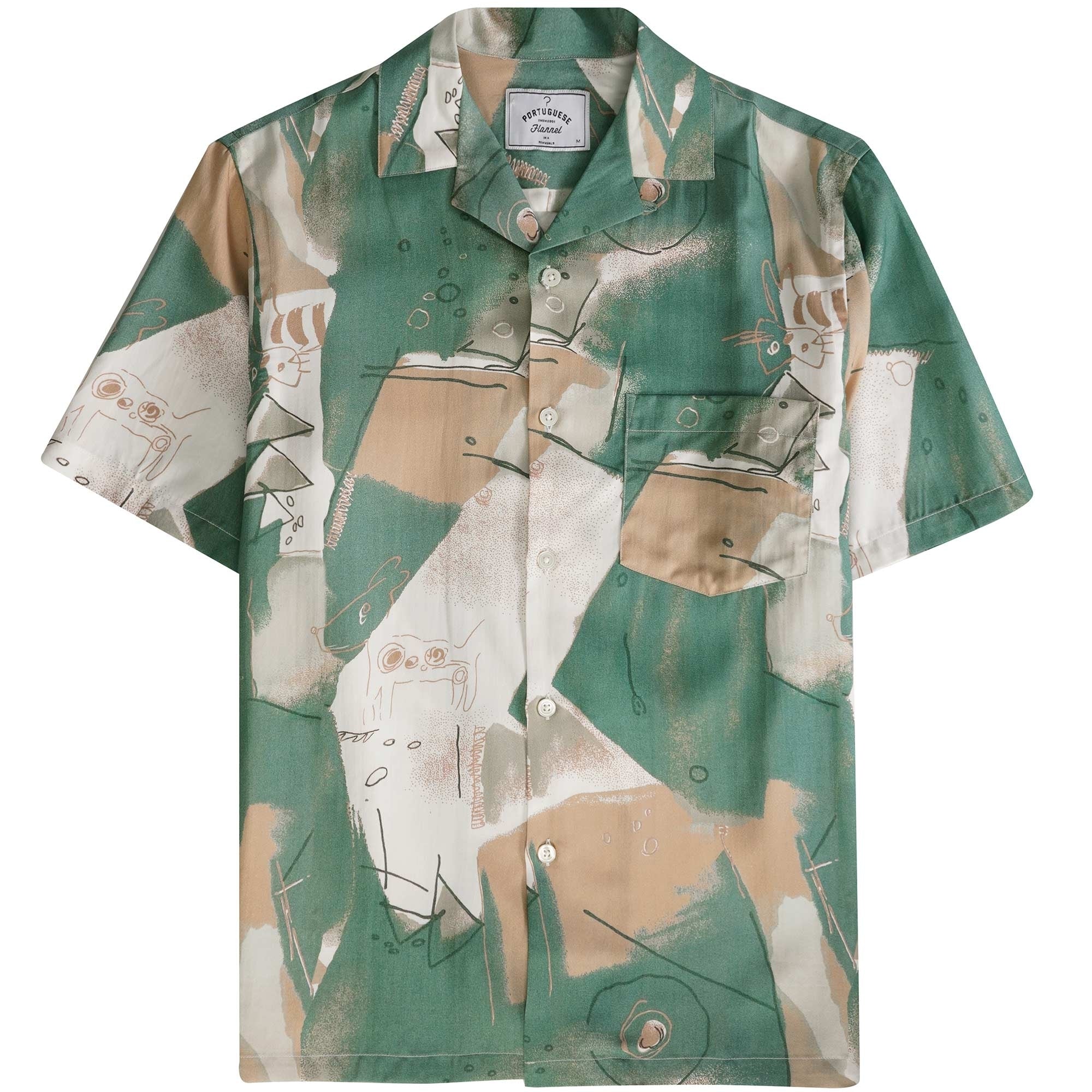 Portuguese Flannel Guache Shirt - Green