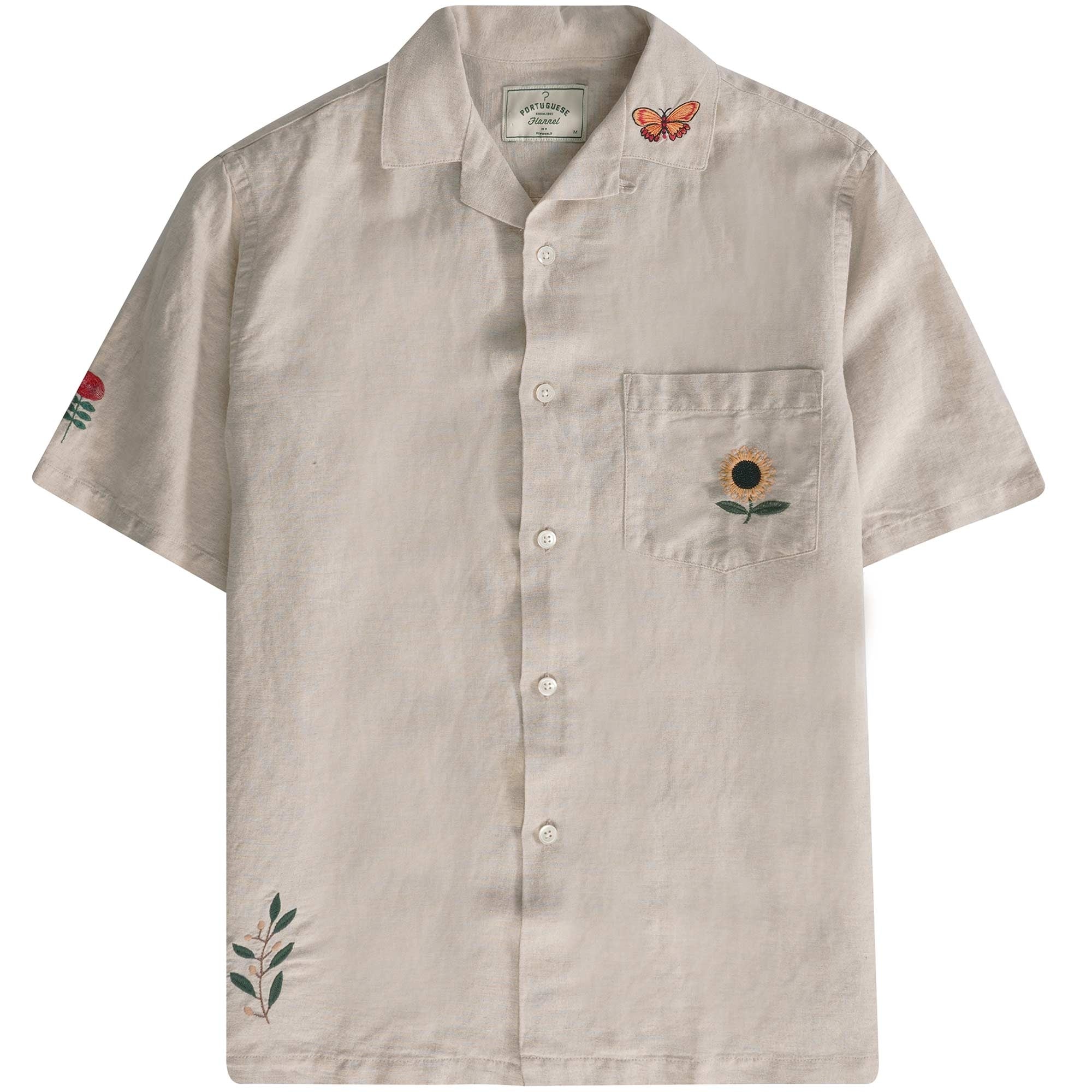 Portuguese Flannel Spring Shirt - Off White