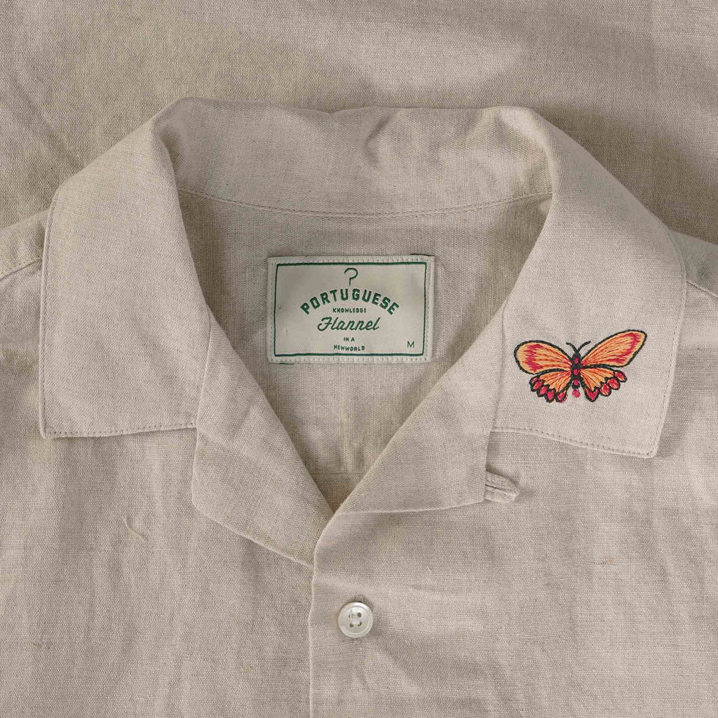 Portuguese Flannel Spring Shirt - Off White