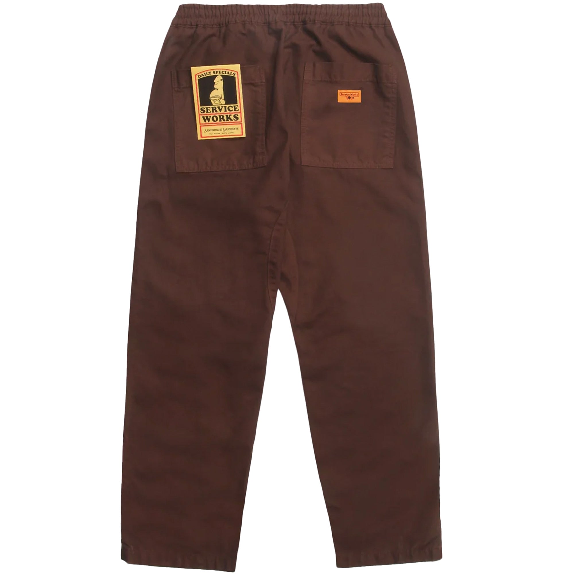 Service Works Classic Chef Pants - Brown