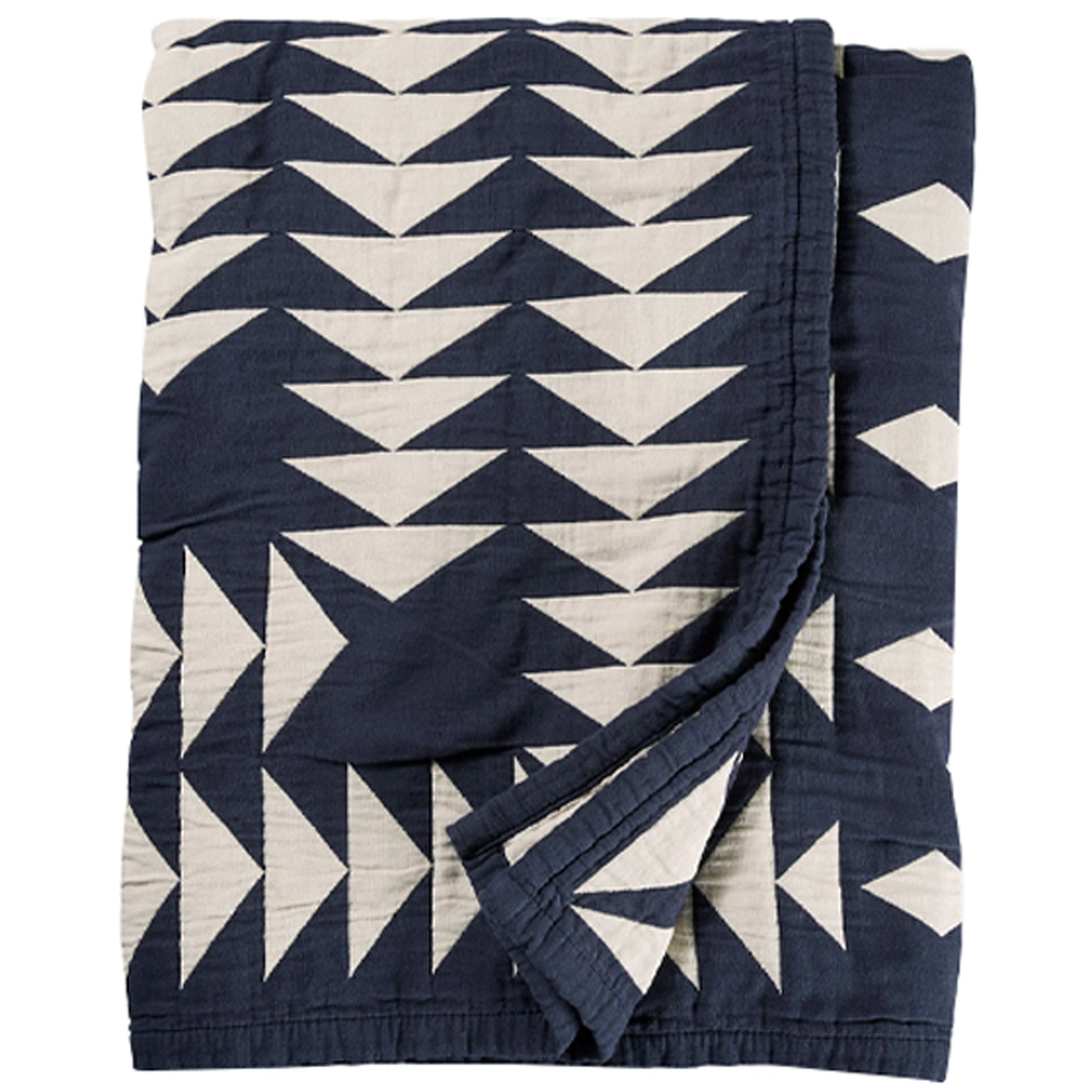 Pendleton Woolen Mills Twin Cotton Matelasse Coverlet - Midnight Nova