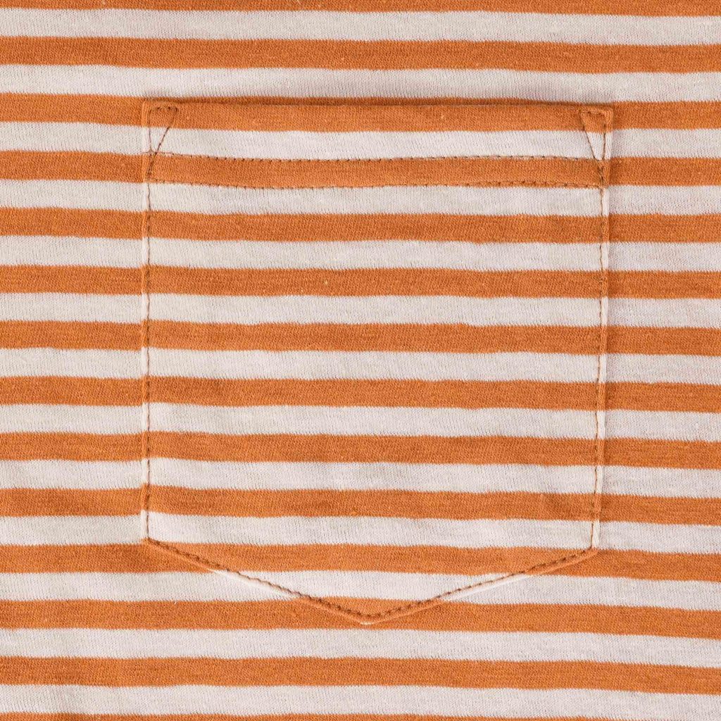 Armor Lux Striped Heritage T-Shirt - Rusty