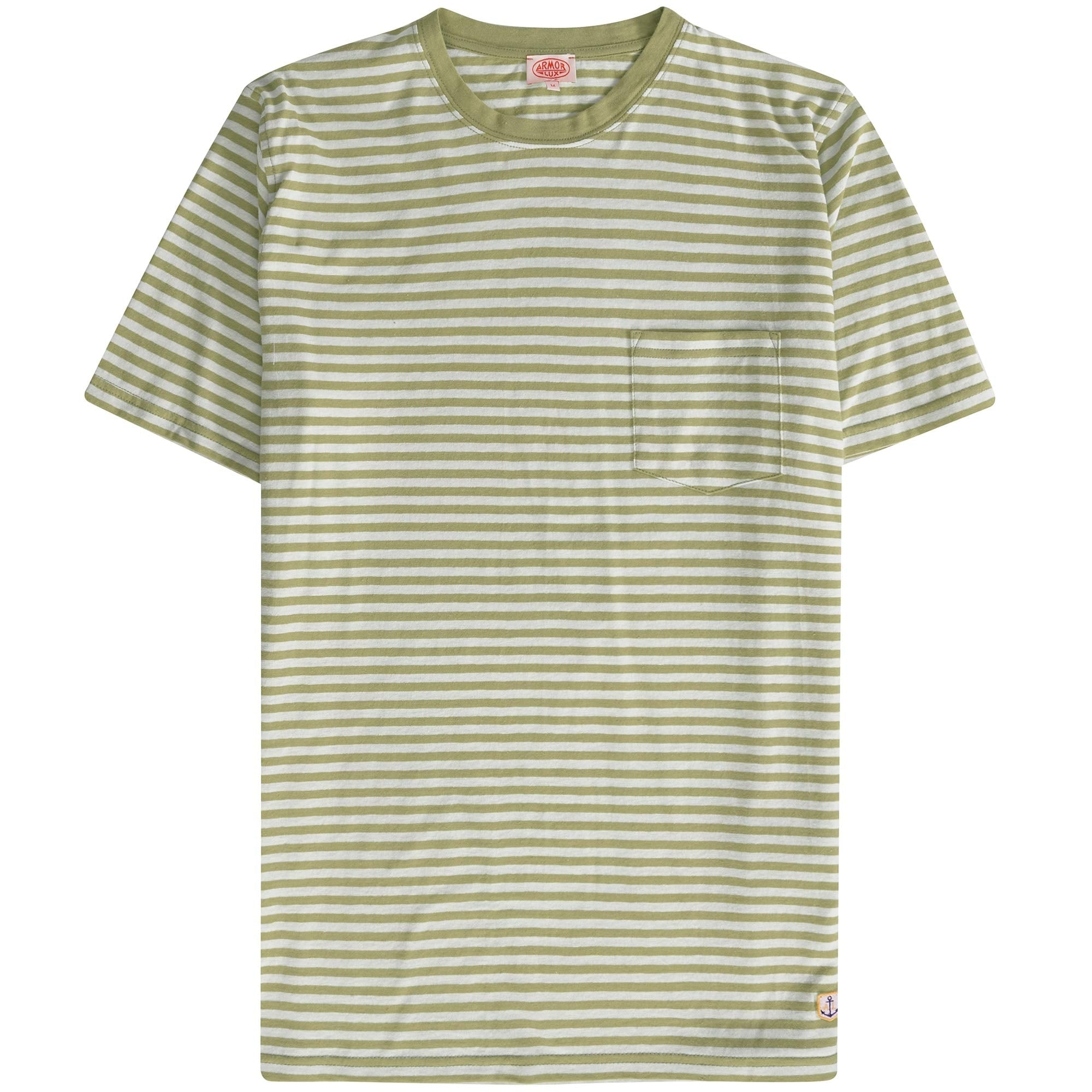 Armor Lux Striped Heritage T-Shirt - Argile